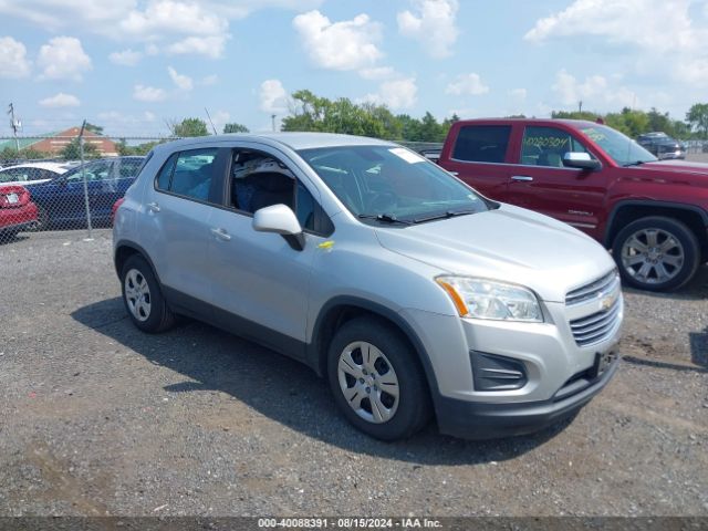 chevrolet trax 2016 3gncjksb5gl262623