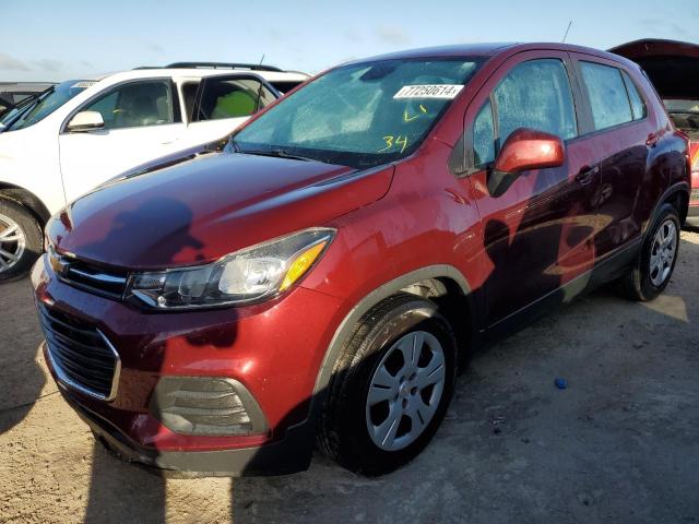 chevrolet trax ls 2017 3gncjksb5hl188895