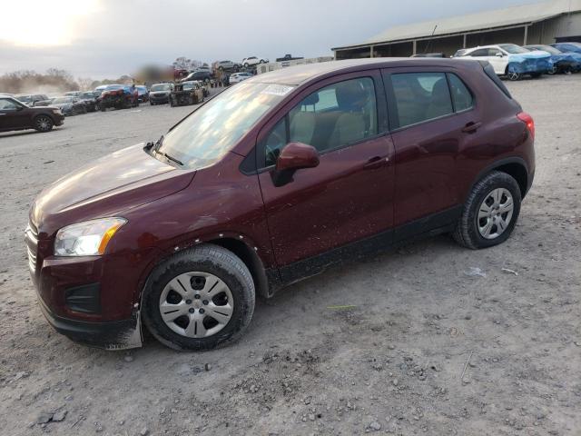 chevrolet trax ls 2016 3gncjksb6gl235866