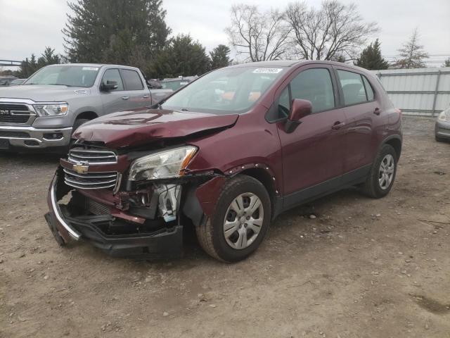 chevrolet trax ls 2016 3gncjksb6gl236936