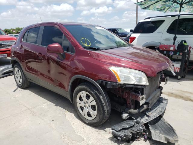 chevrolet trax ls 2016 3gncjksb7gl237206