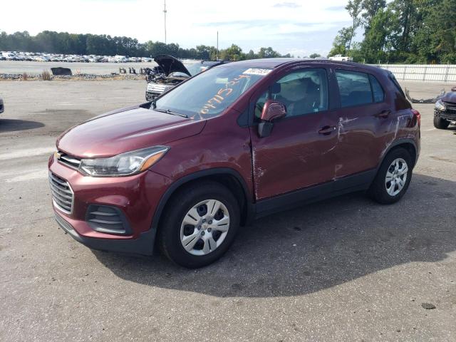 chevrolet trax ls 2017 3gncjksb7hl272961