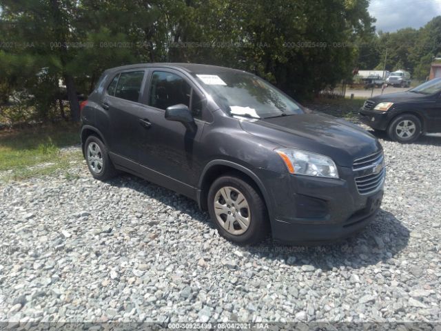 chevrolet trax 2016 3gncjksb8gl174276