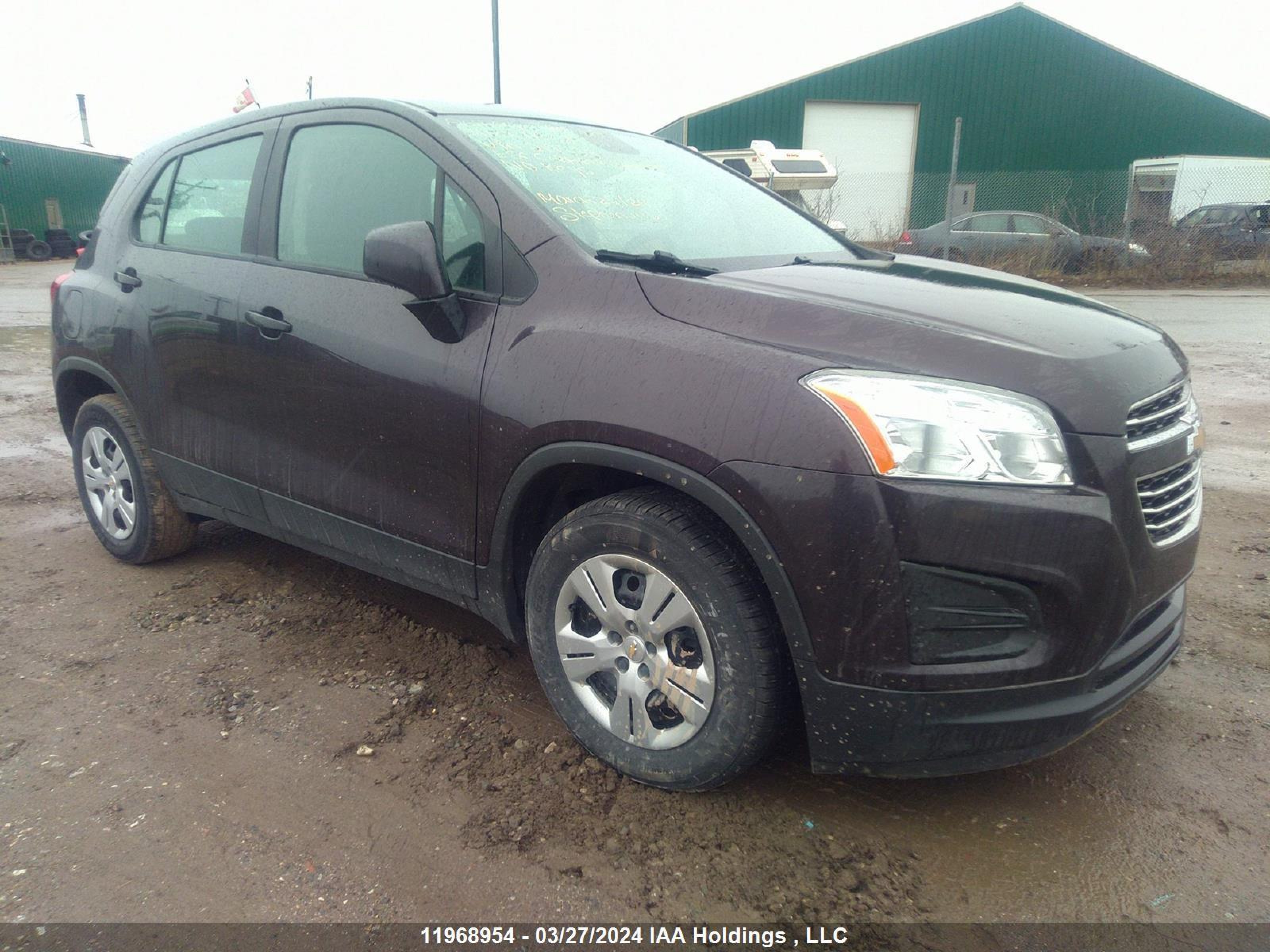 chevrolet trax 2016 3gncjksb9gl219533