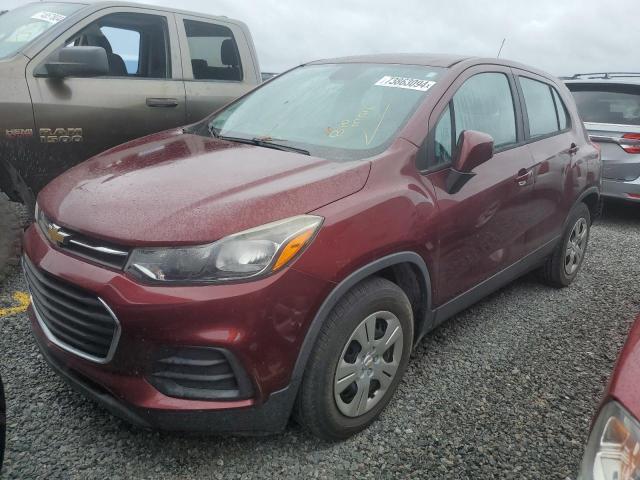 chevrolet trax ls 2017 3gncjksb9hl189449