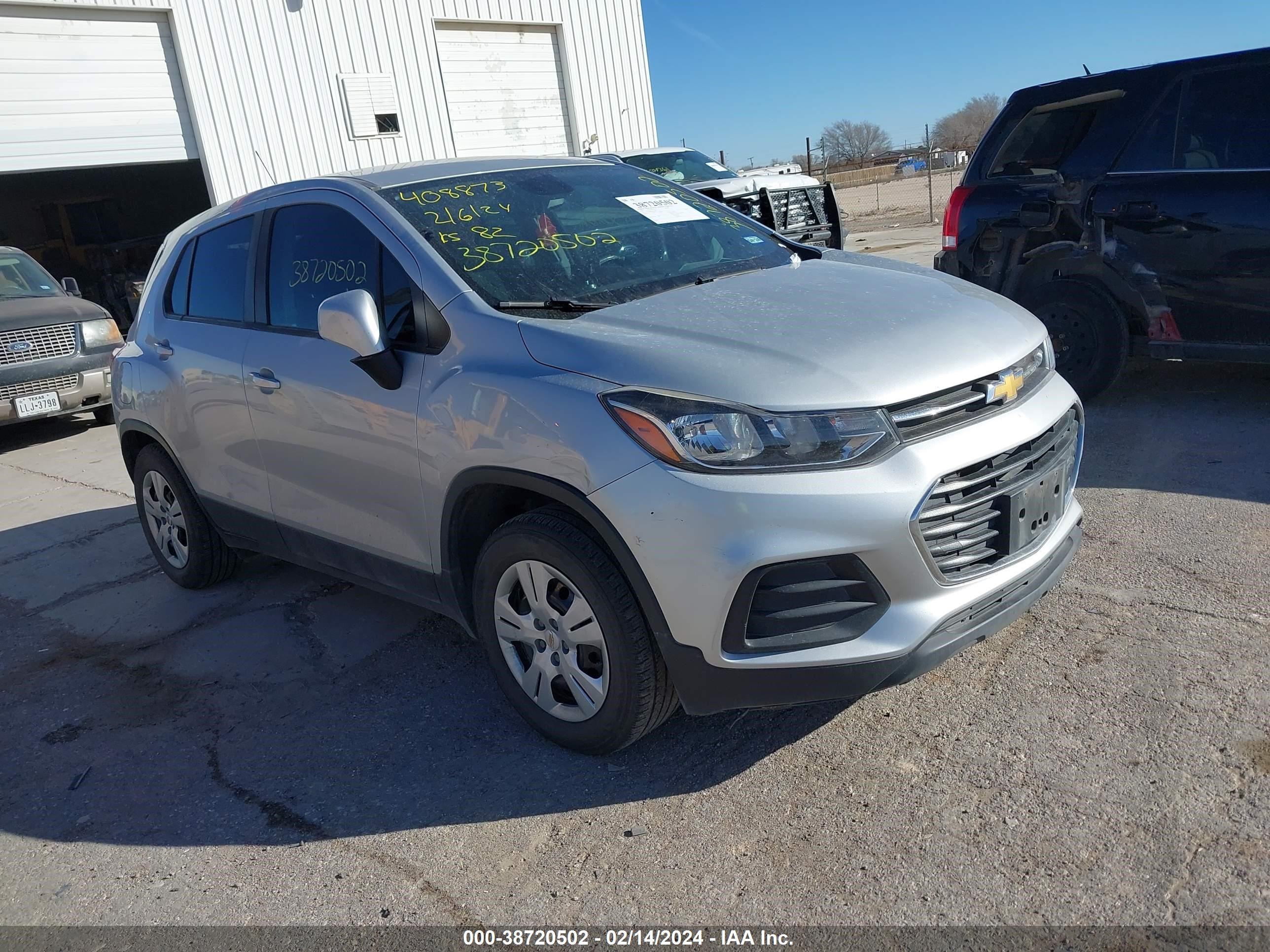 chevrolet trax 2018 3gncjksb9jl202545