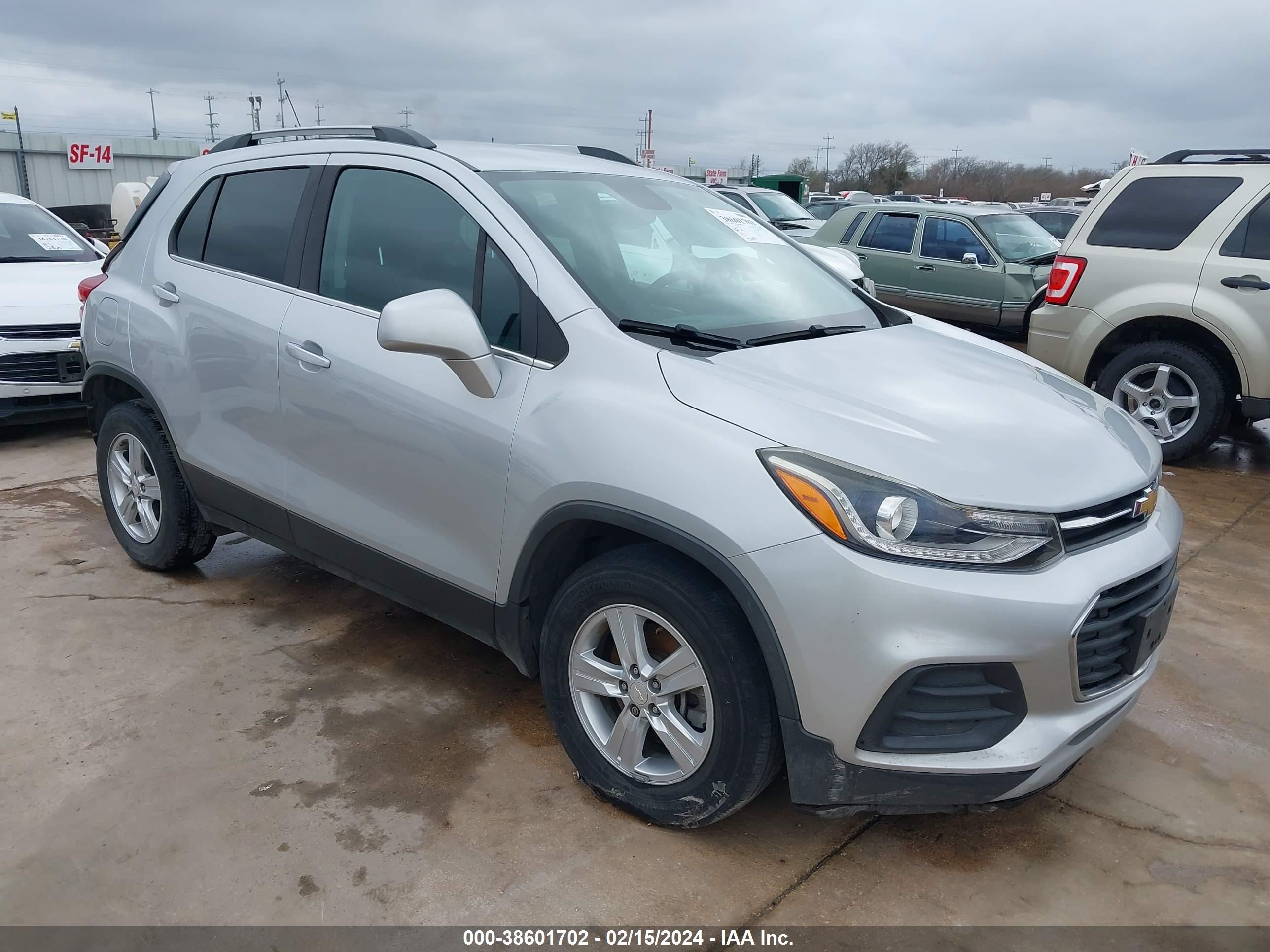 chevrolet trax 2017 3gncjlsb0hl188650