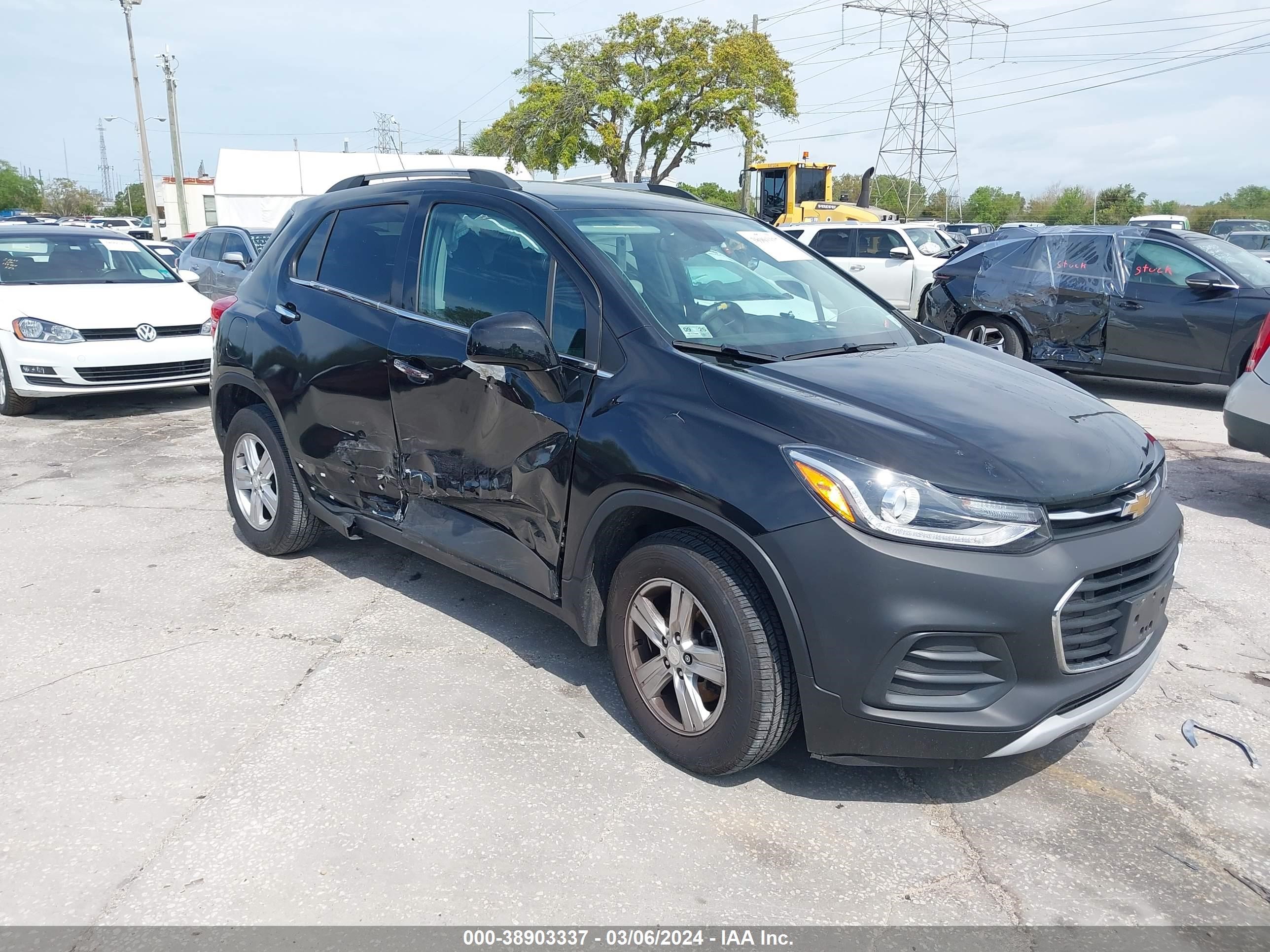 chevrolet trax 2019 3gncjlsb3kl374433