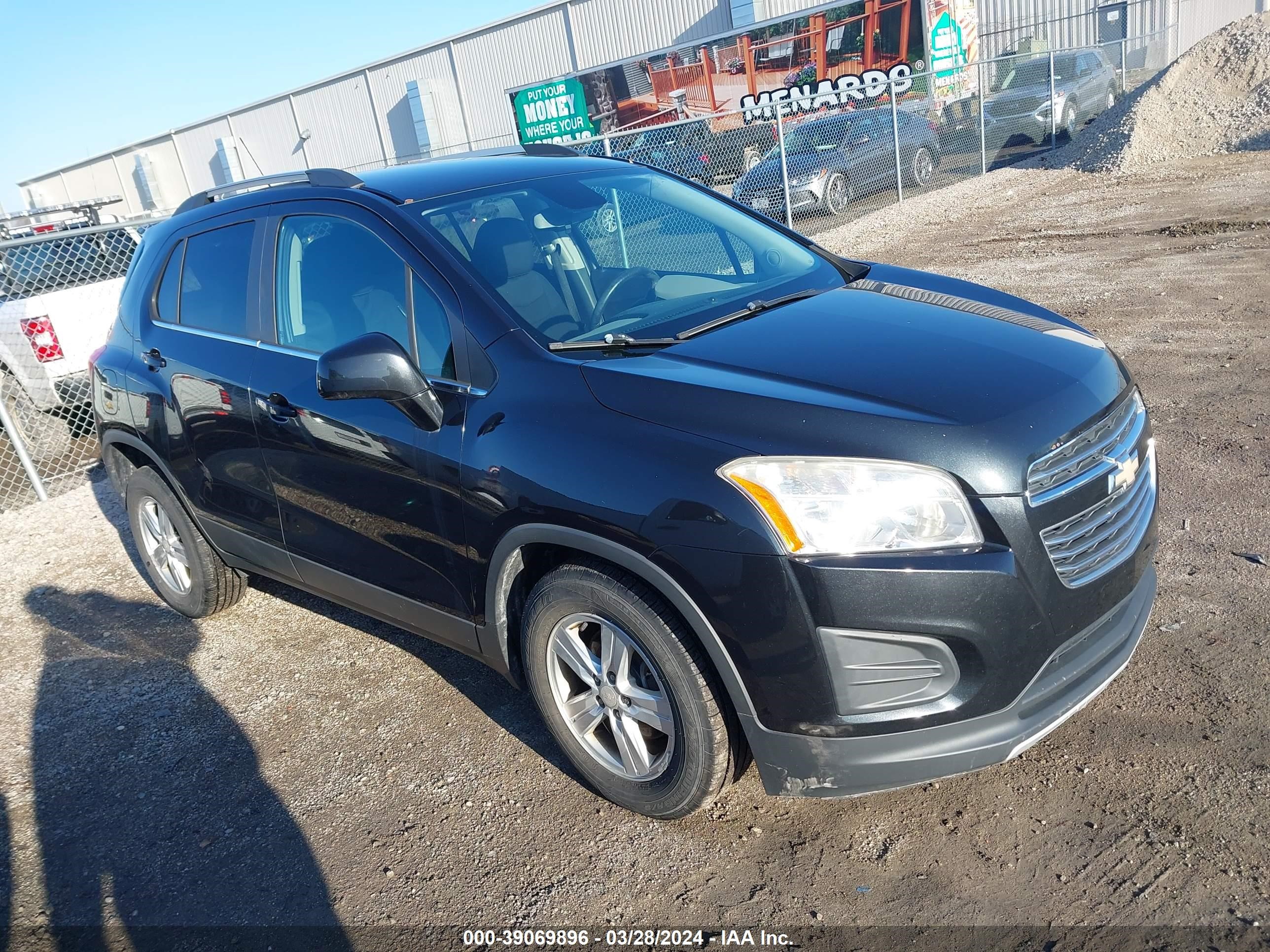 chevrolet trax 2015 3gncjlsb4fl252718