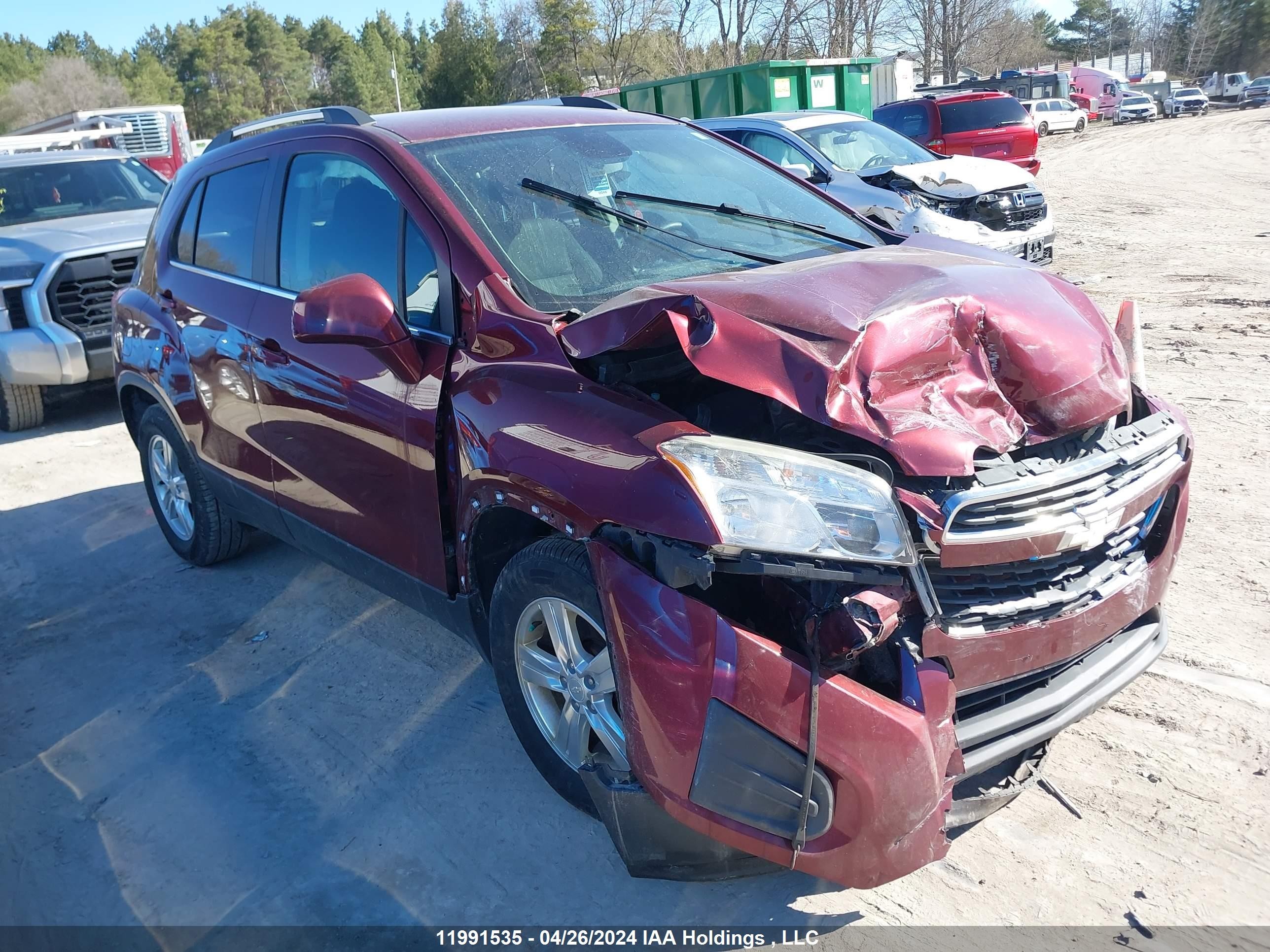 chevrolet trax 2015 3gncjlsb5fl232722