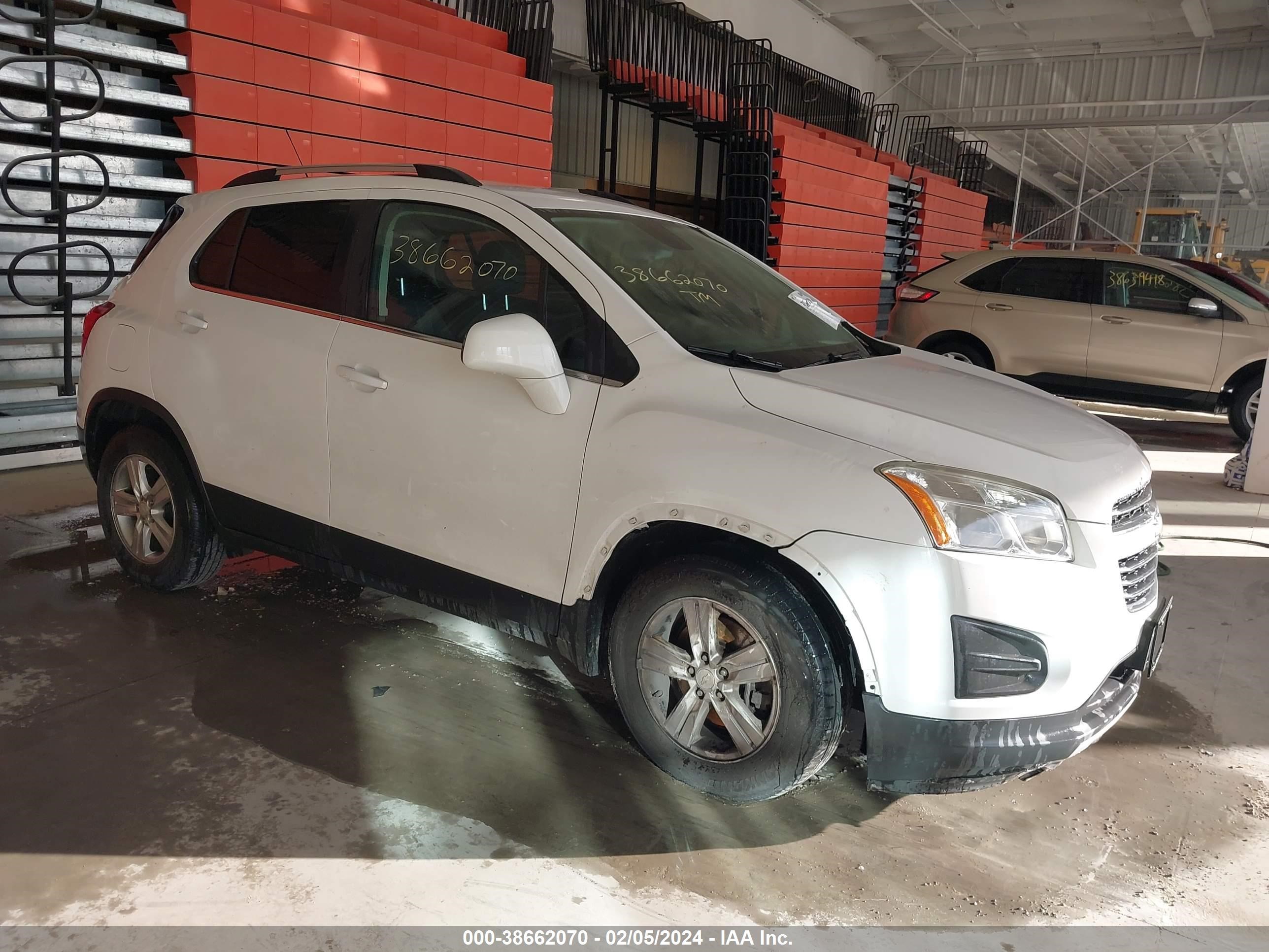 chevrolet trax 2016 3gncjlsb6gl198761