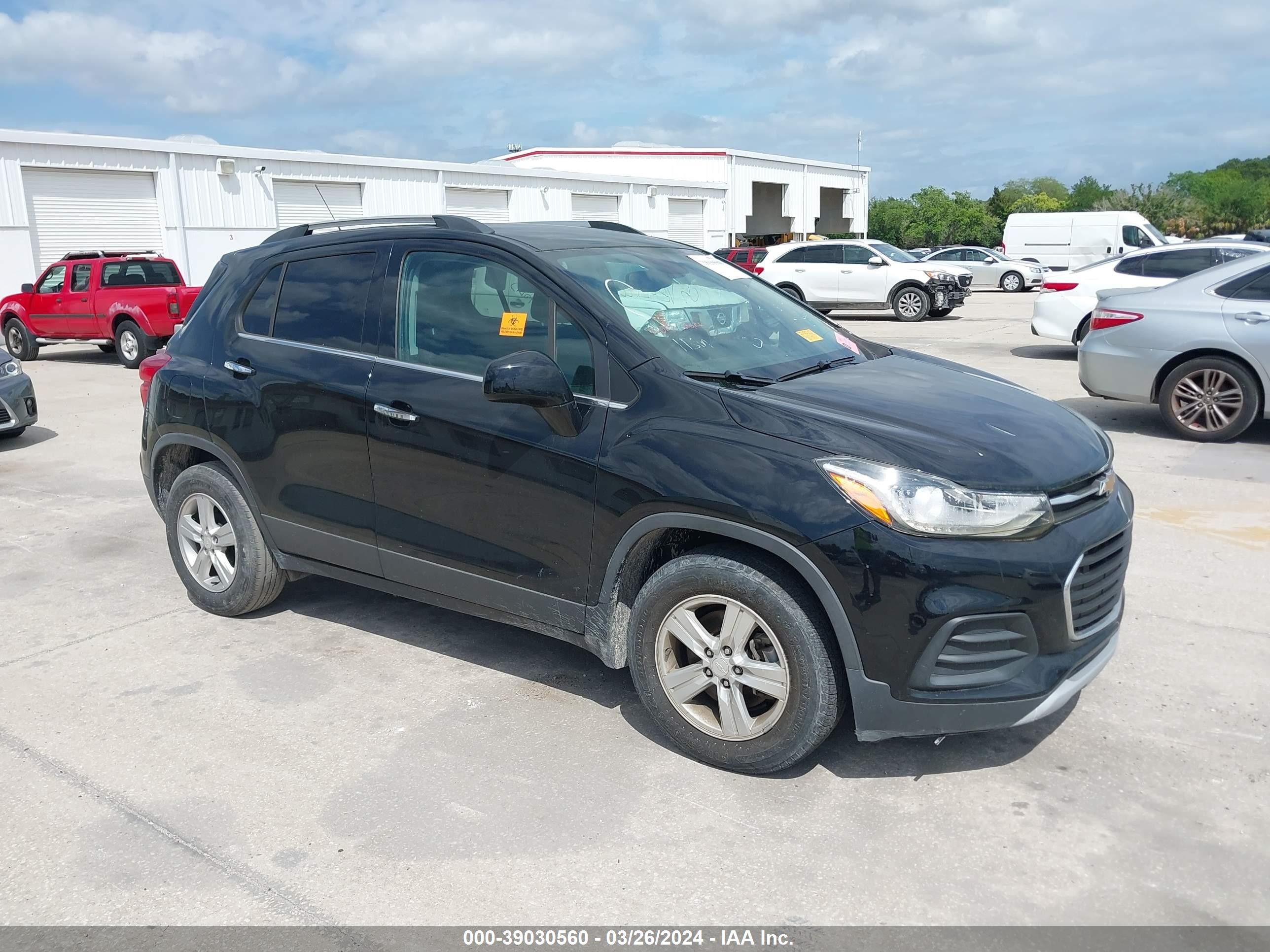 chevrolet trax 2019 3gncjlsb9kl229302