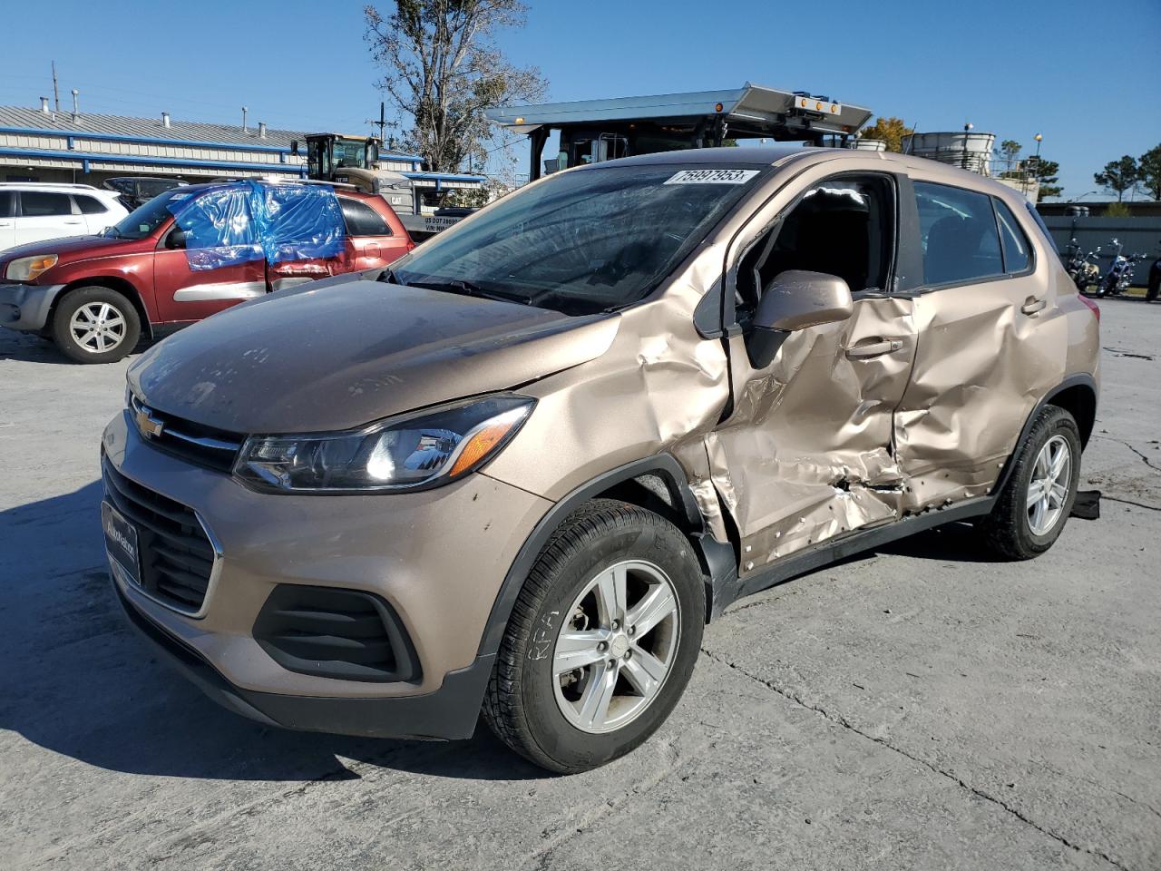 chevrolet trax ls 2018 3gncjnsb1jl199898