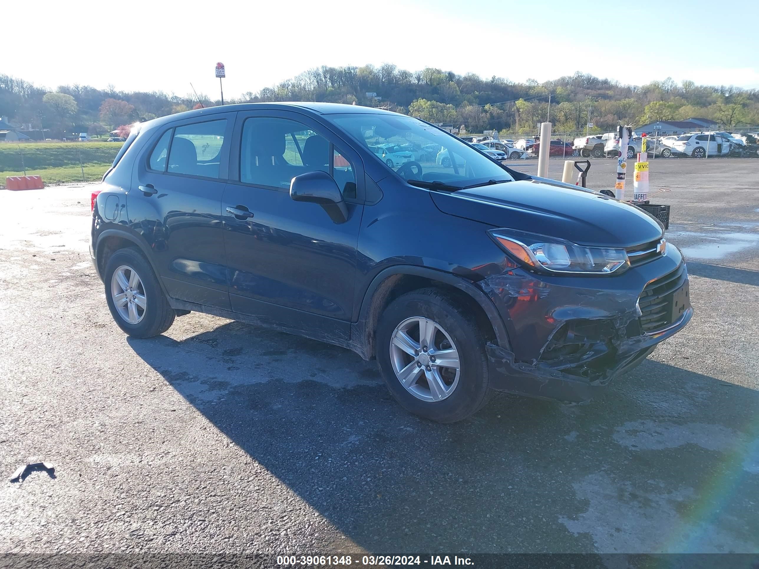 chevrolet trax 2018 3gncjnsb4jl193903