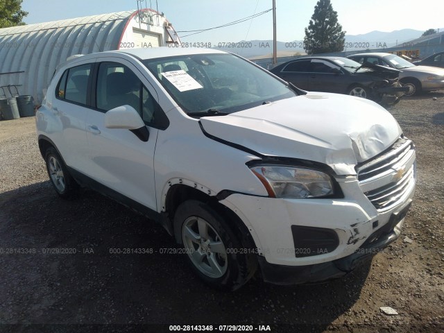 chevrolet trax 2016 3gncjnsb6gl184967