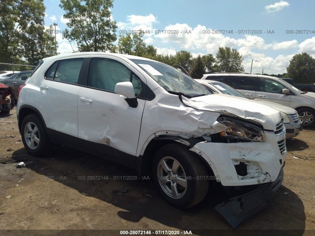 chevrolet trax 2016 3gncjnsbxgl278284