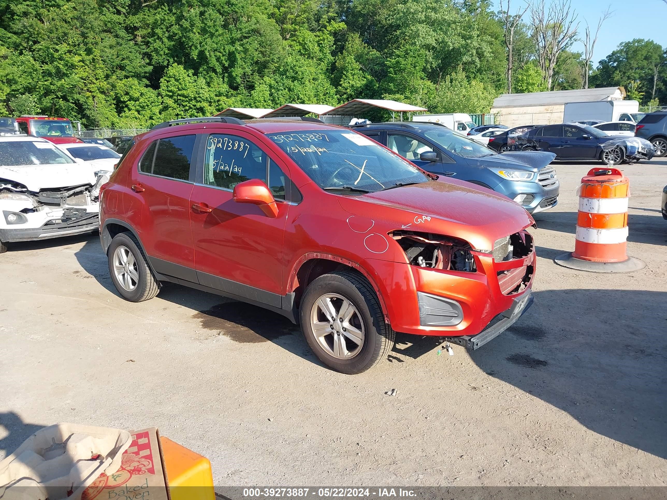 chevrolet trax 2014 3gncjpeb8el190175