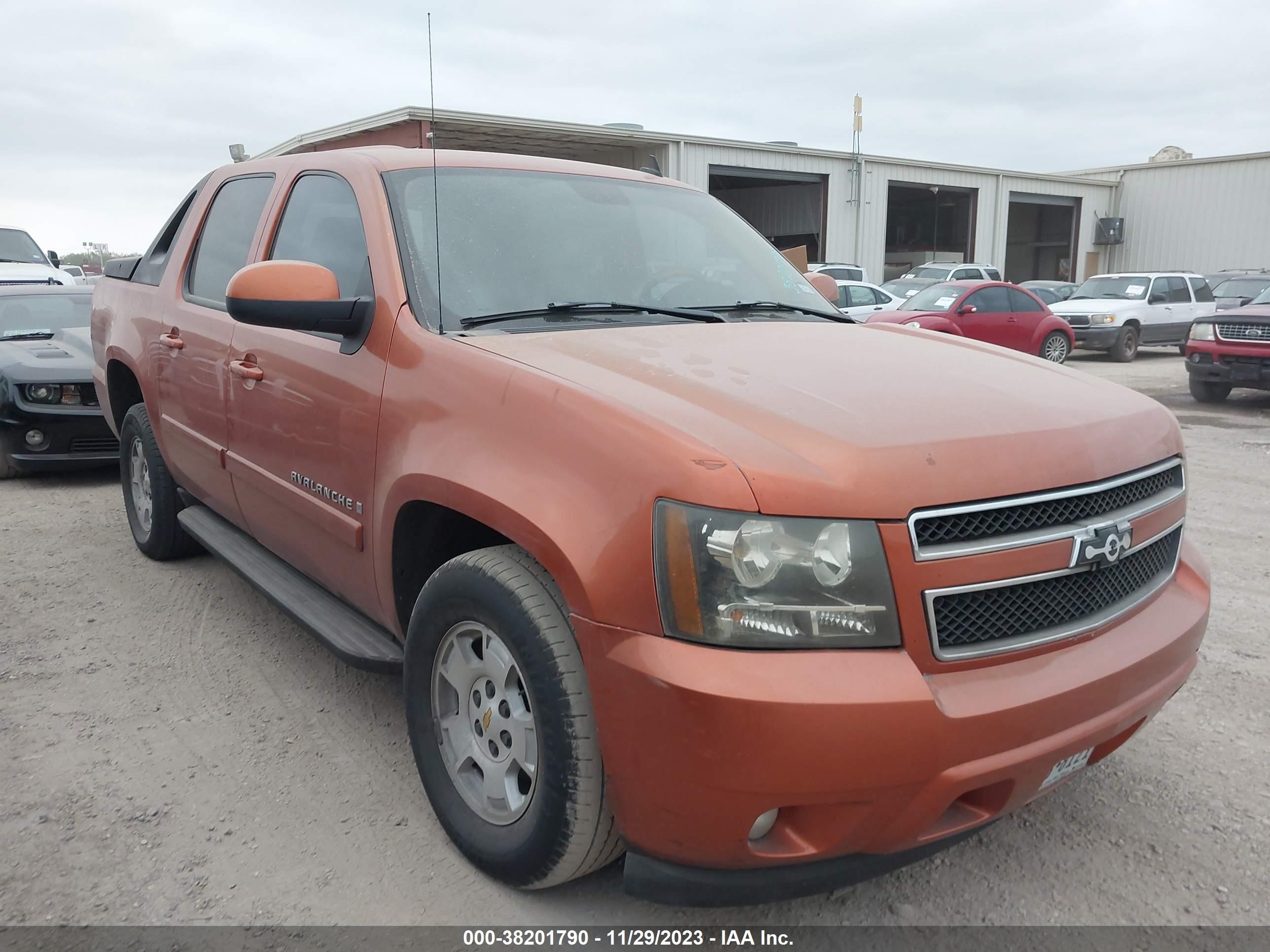 chevrolet avalanche 2007 3gnec12007g158674