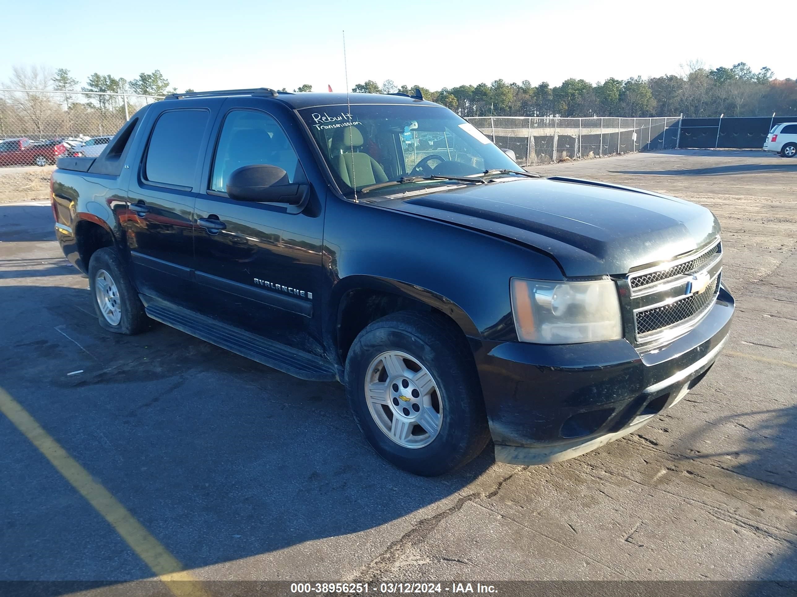 chevrolet avalanche 2008 3gnec12088g180567