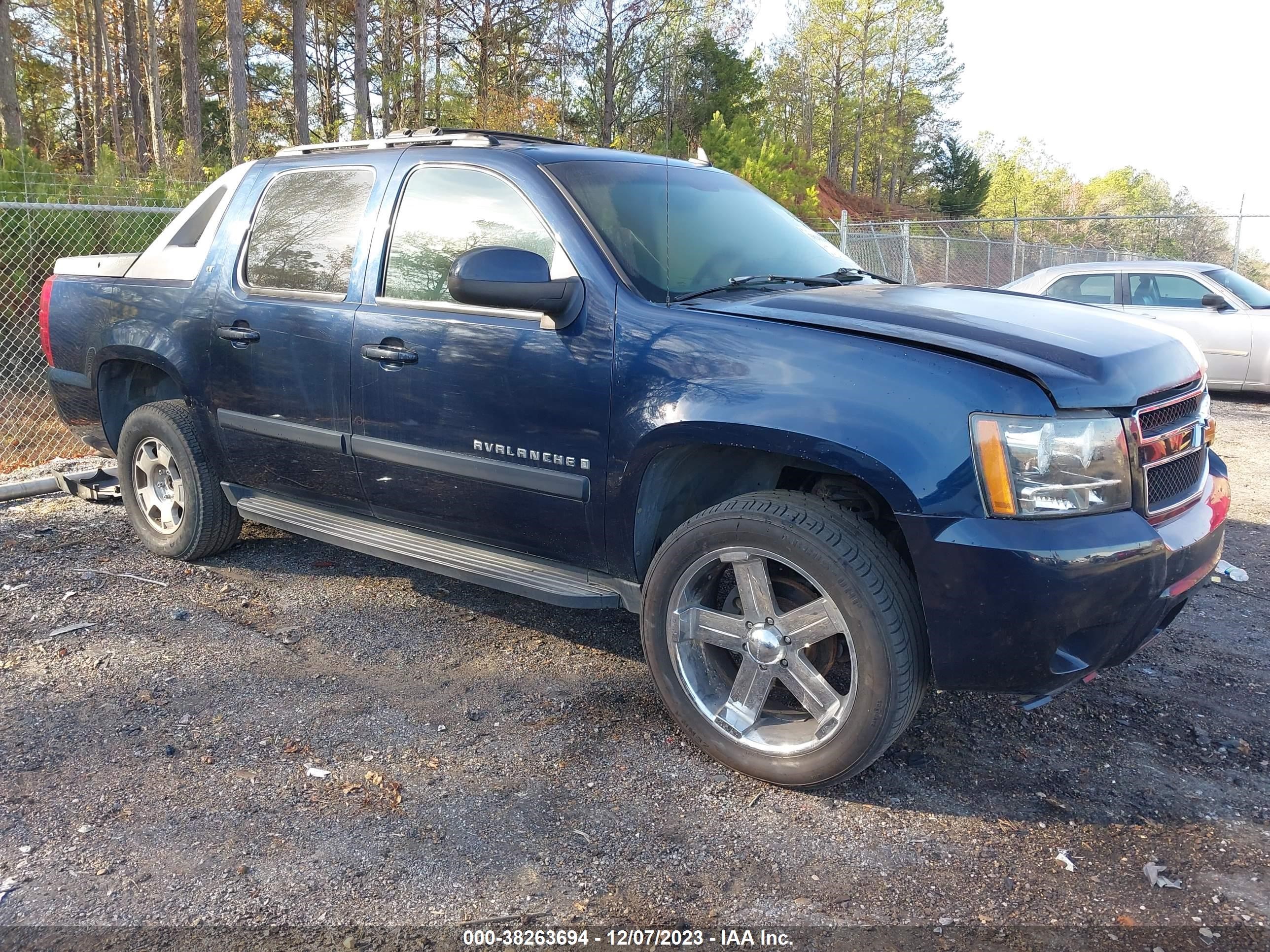 chevrolet avalanche 2007 3gnec12097g189745