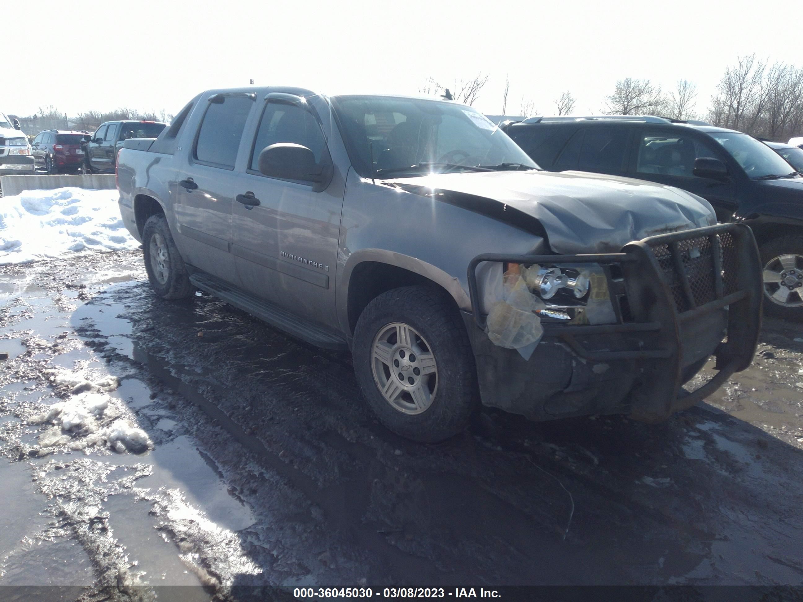 chevrolet avalanche 2008 3gnec12j98g144055