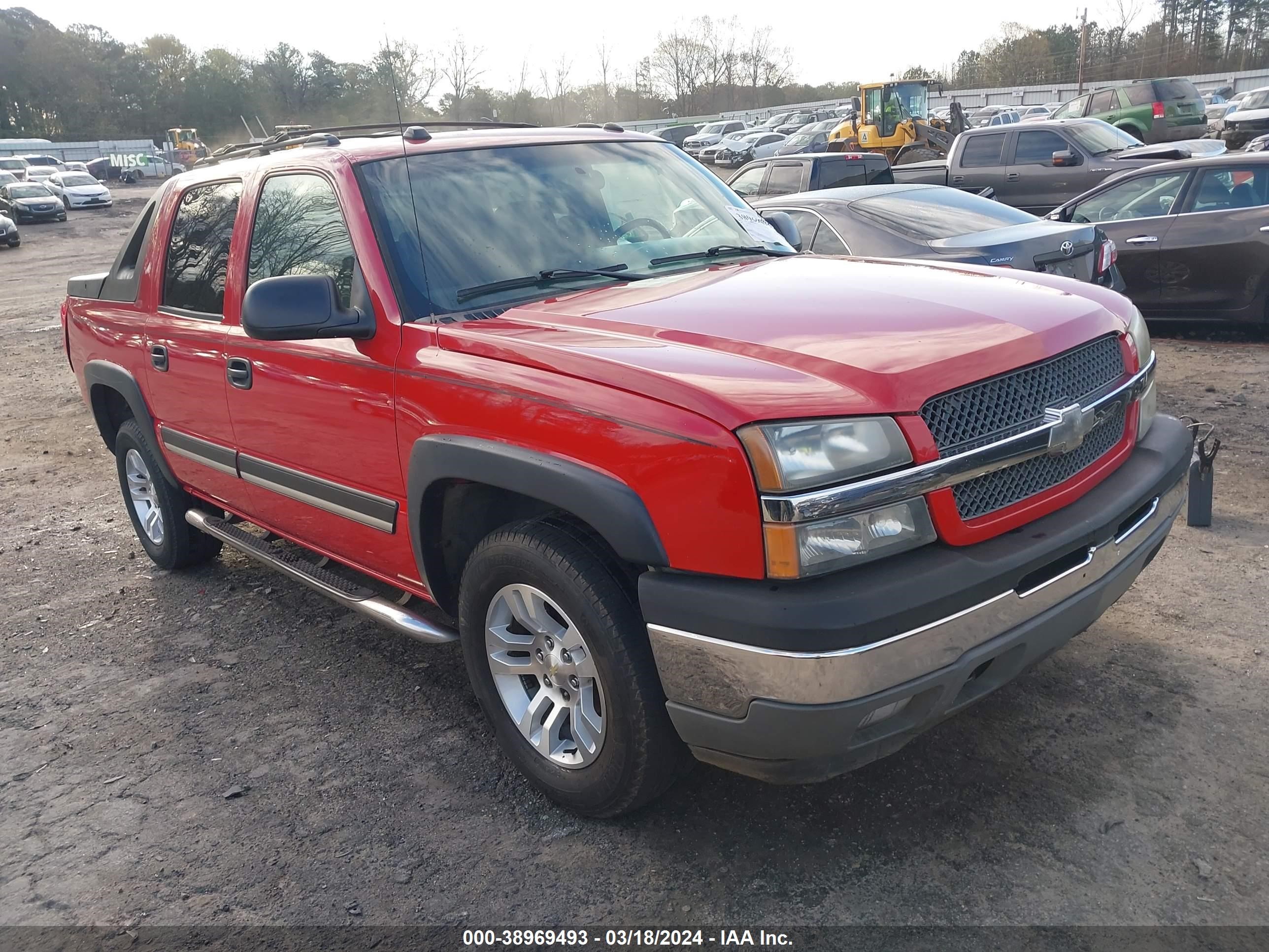 chevrolet avalanche 2005 3gnec12z05g270807