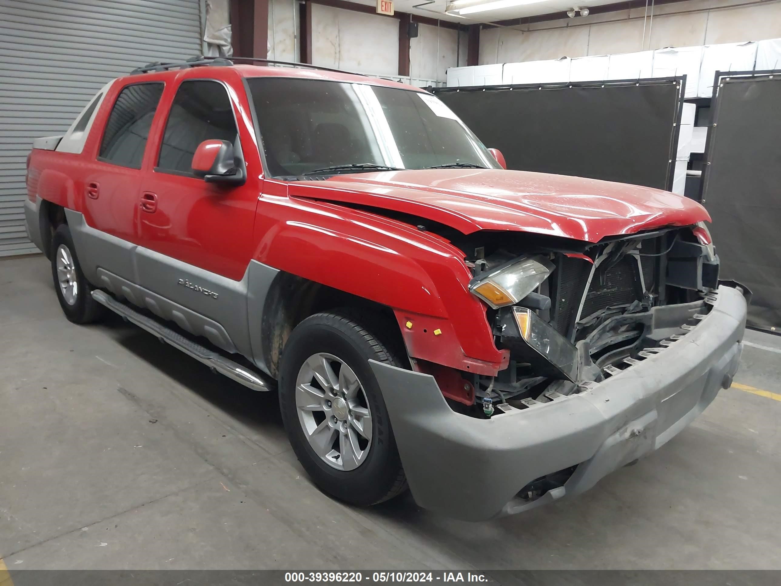 chevrolet avalanche 2002 3gnec13t32g110653