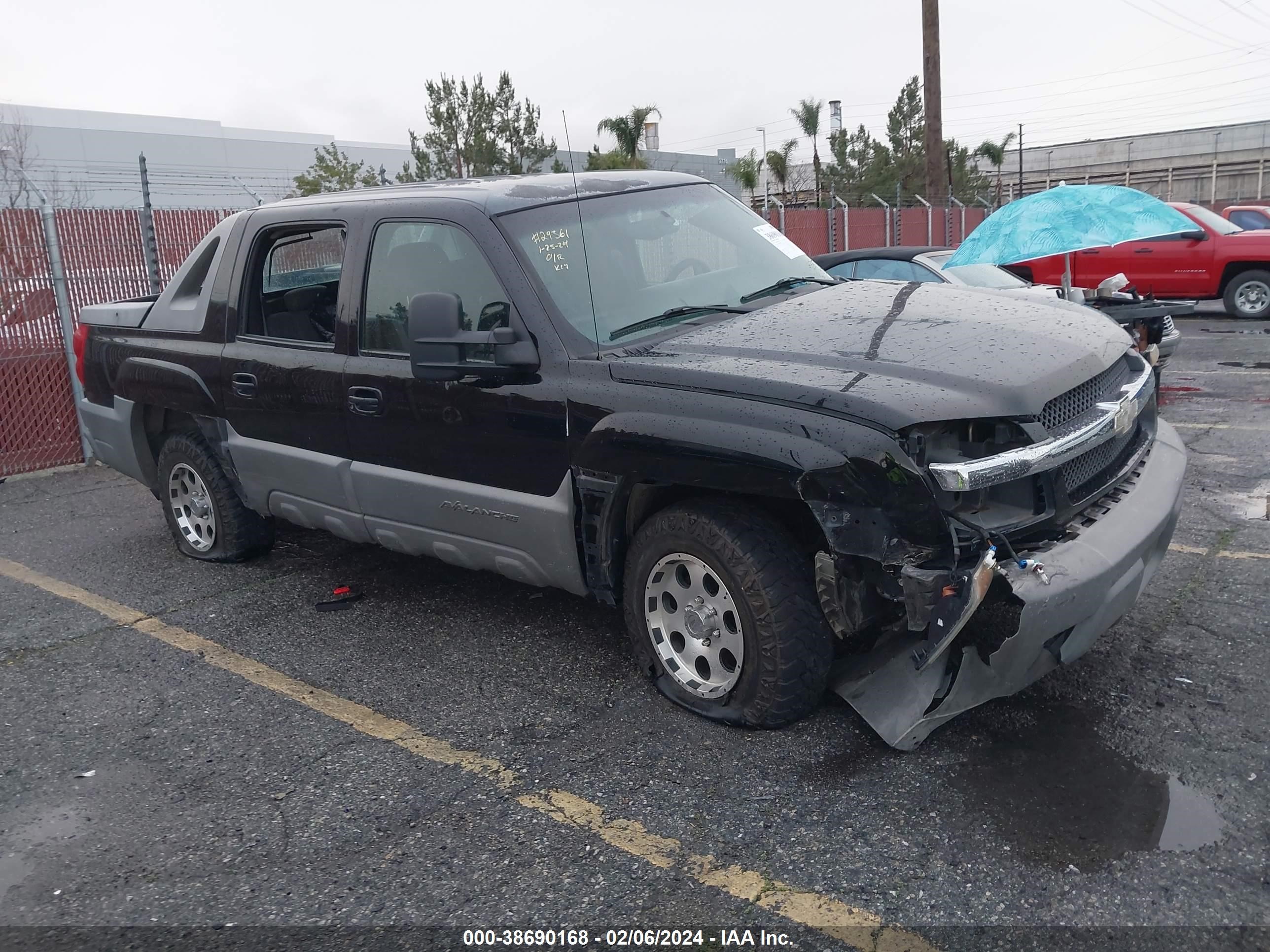 chevrolet avalanche 2002 3gnec13t82g360681