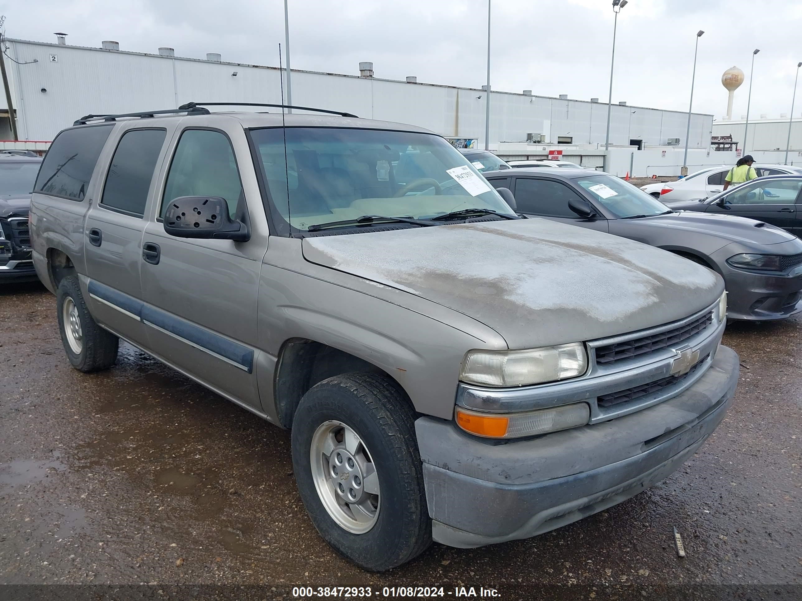 chevrolet suburban 2001 3gnec16t71g247783