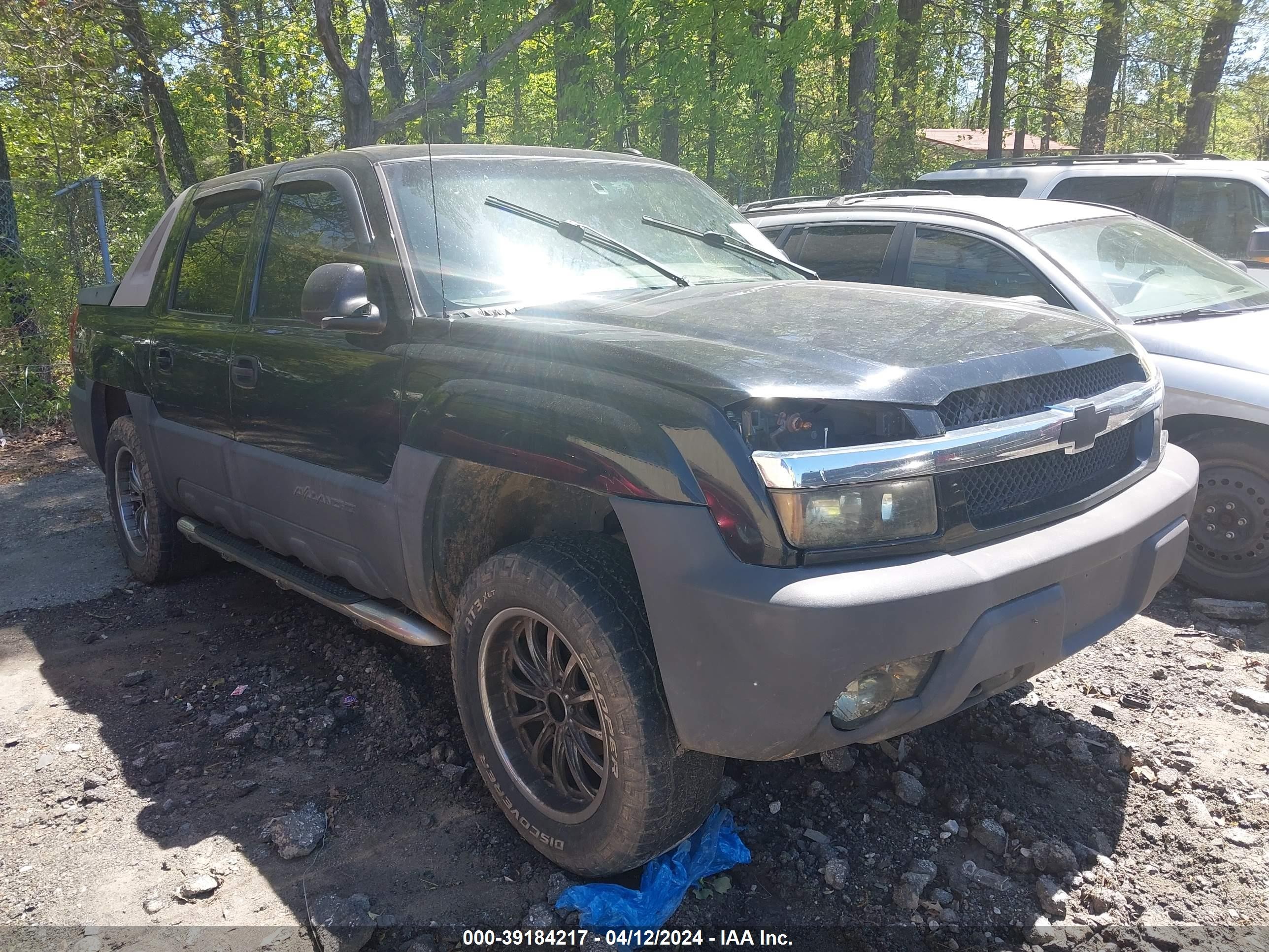 chevrolet avalanche 2004 3gnek12t14g186511