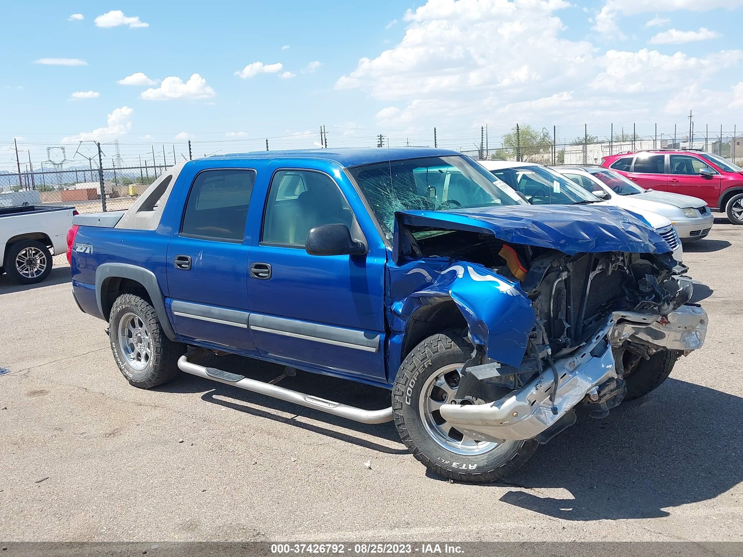 chevrolet avalanche 2004 3gnek12t44g142017