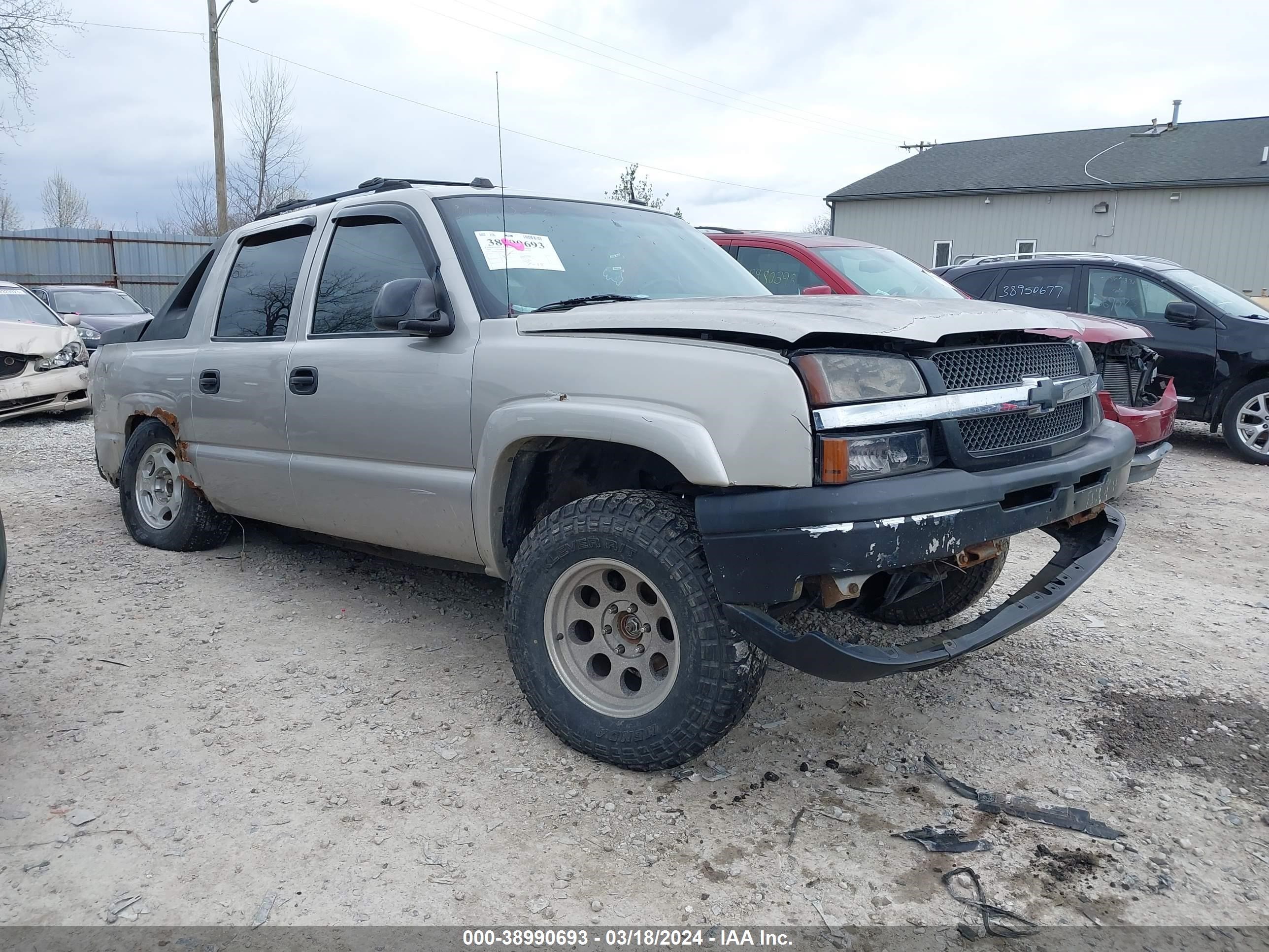 chevrolet avalanche 2004 3gnek12t64g118155