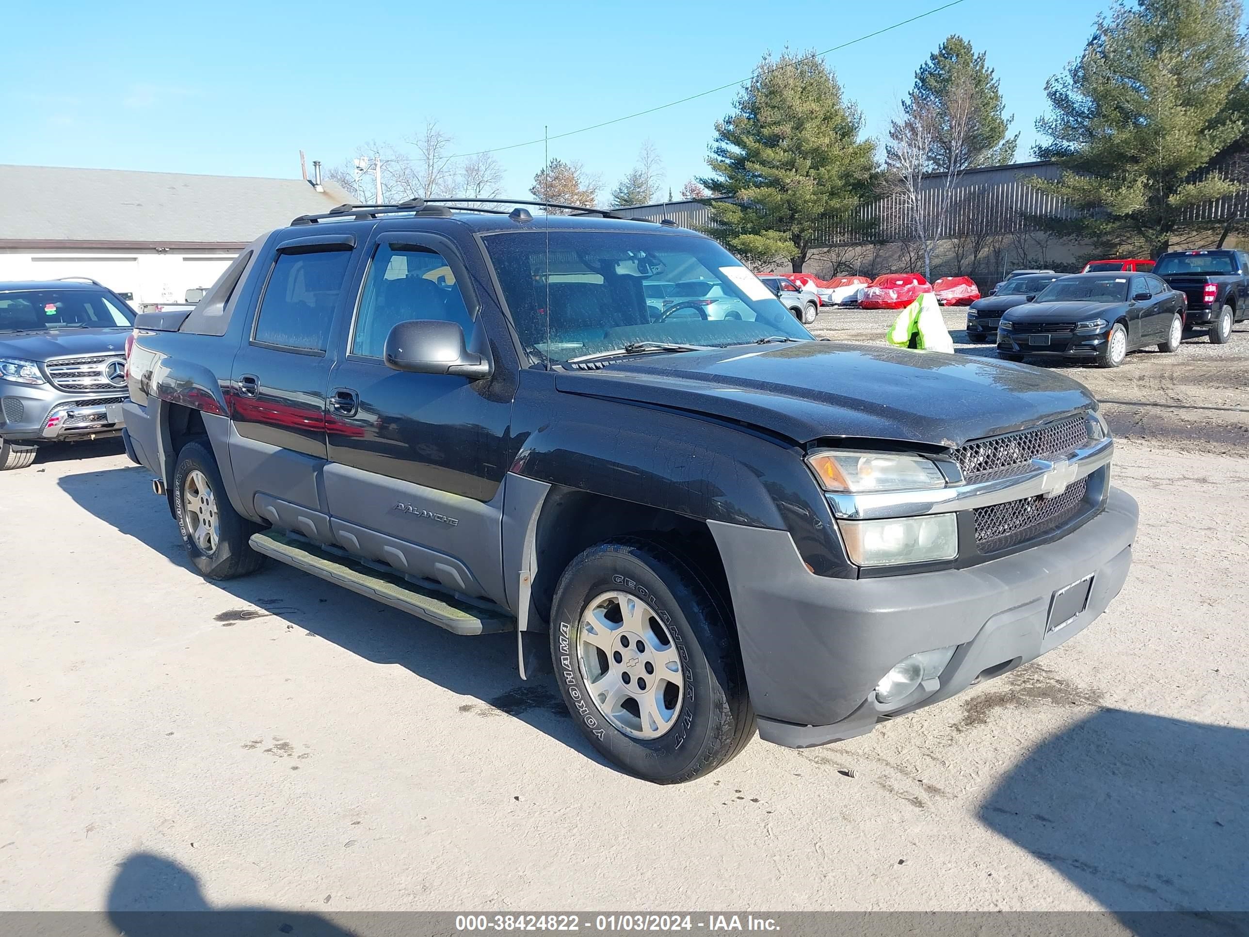 chevrolet avalanche 2004 3gnek12t64g340405