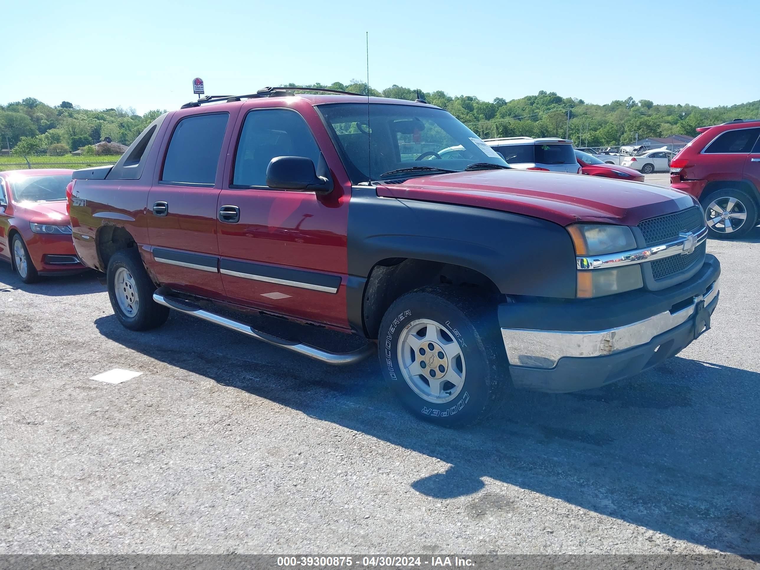 chevrolet avalanche 2005 3gnek12z85g137912