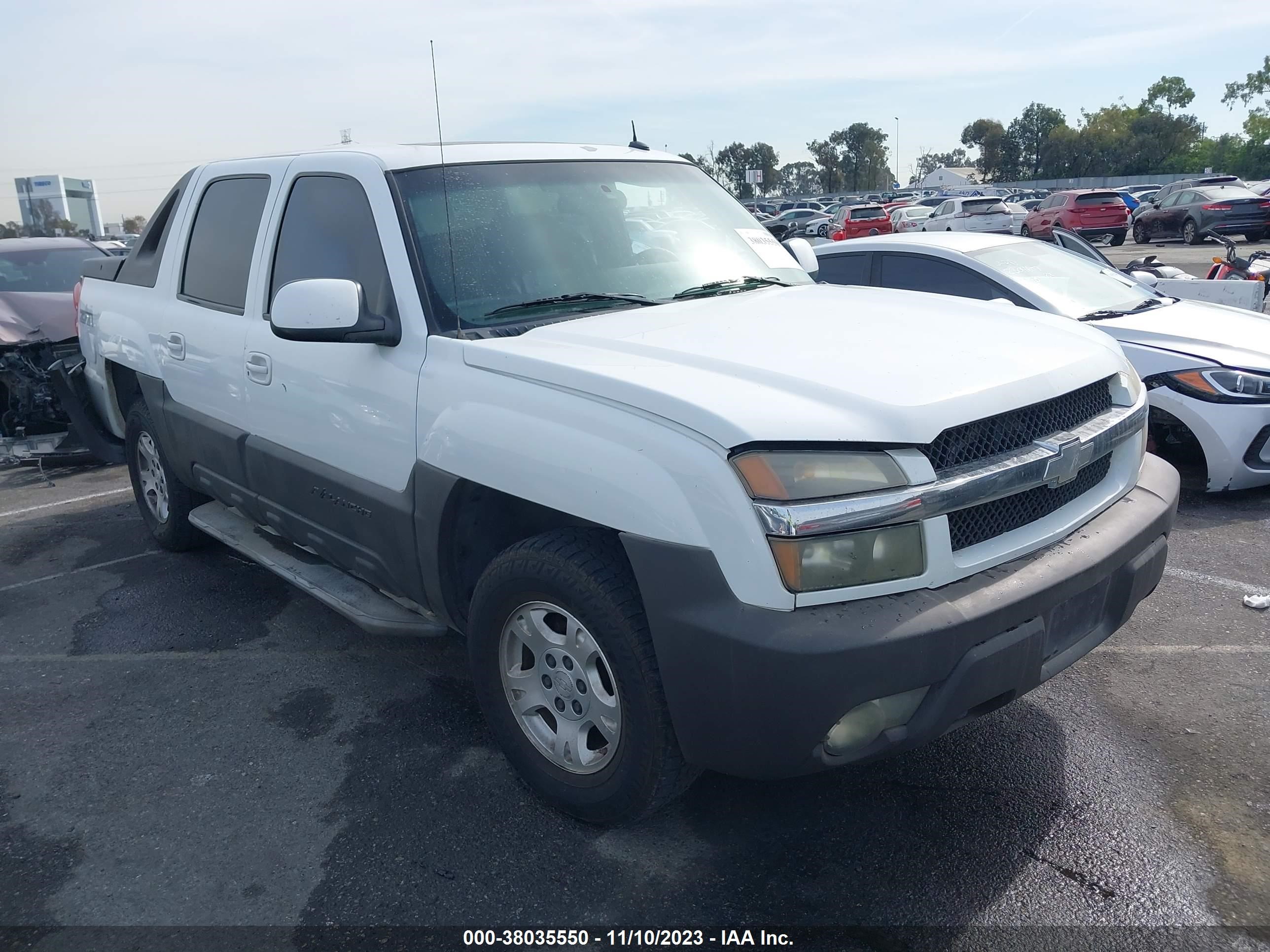 chevrolet avalanche 2003 3gnek13t13g113541