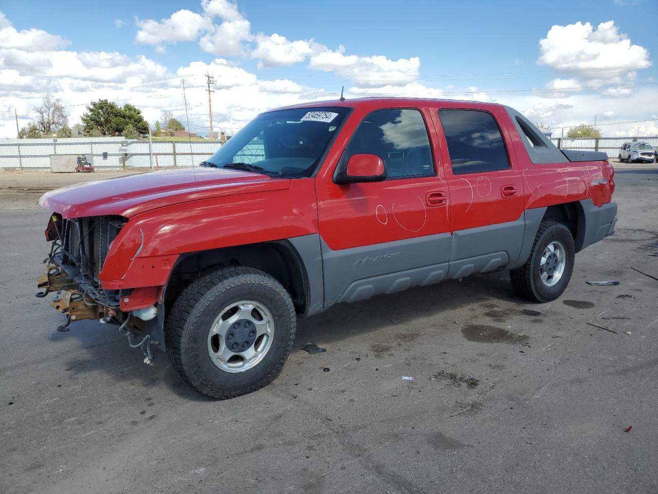 chevrolet avalanche 2002 3gnek13t22g198355