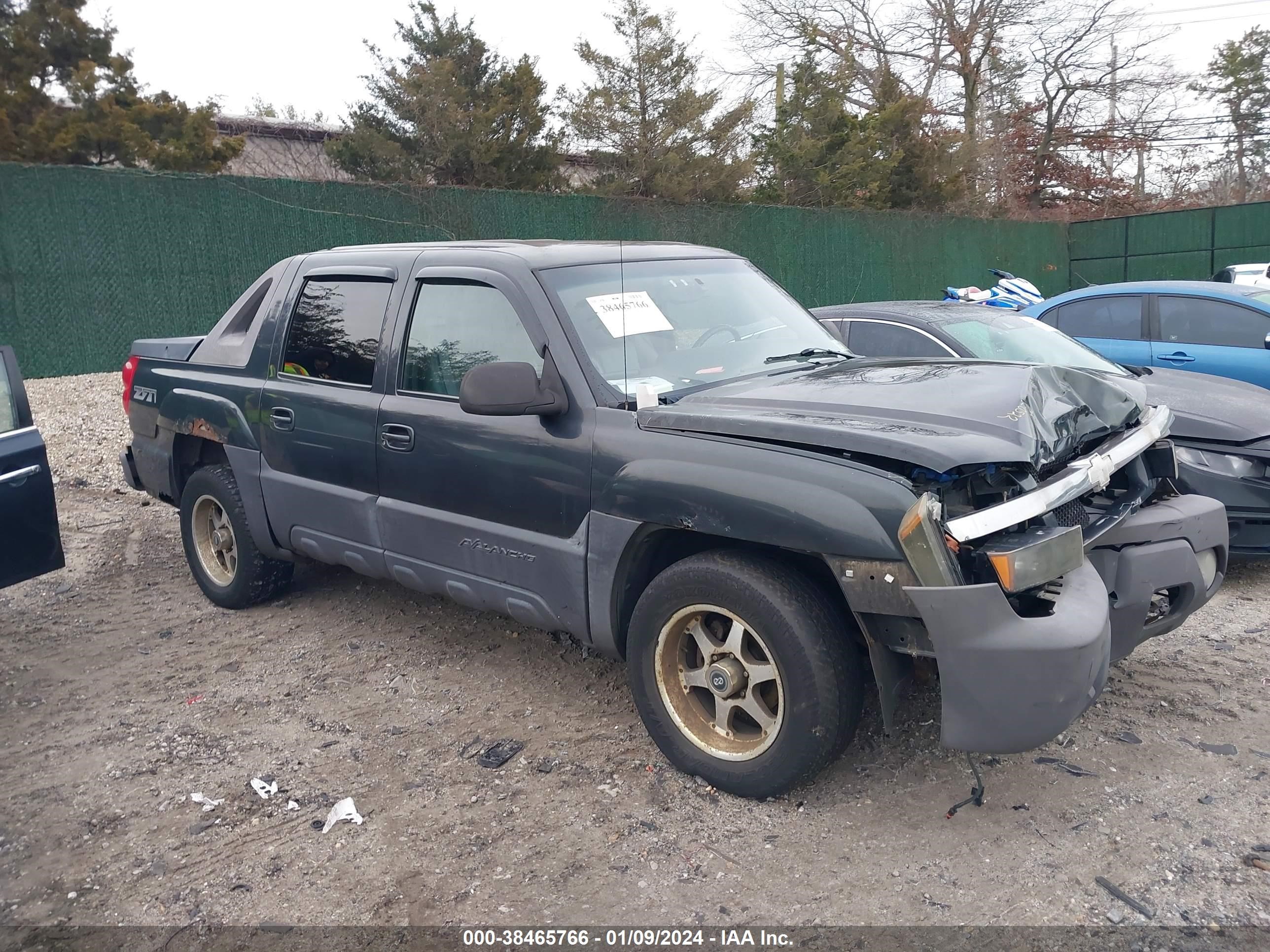 chevrolet avalanche 2003 3gnek13t23g130767