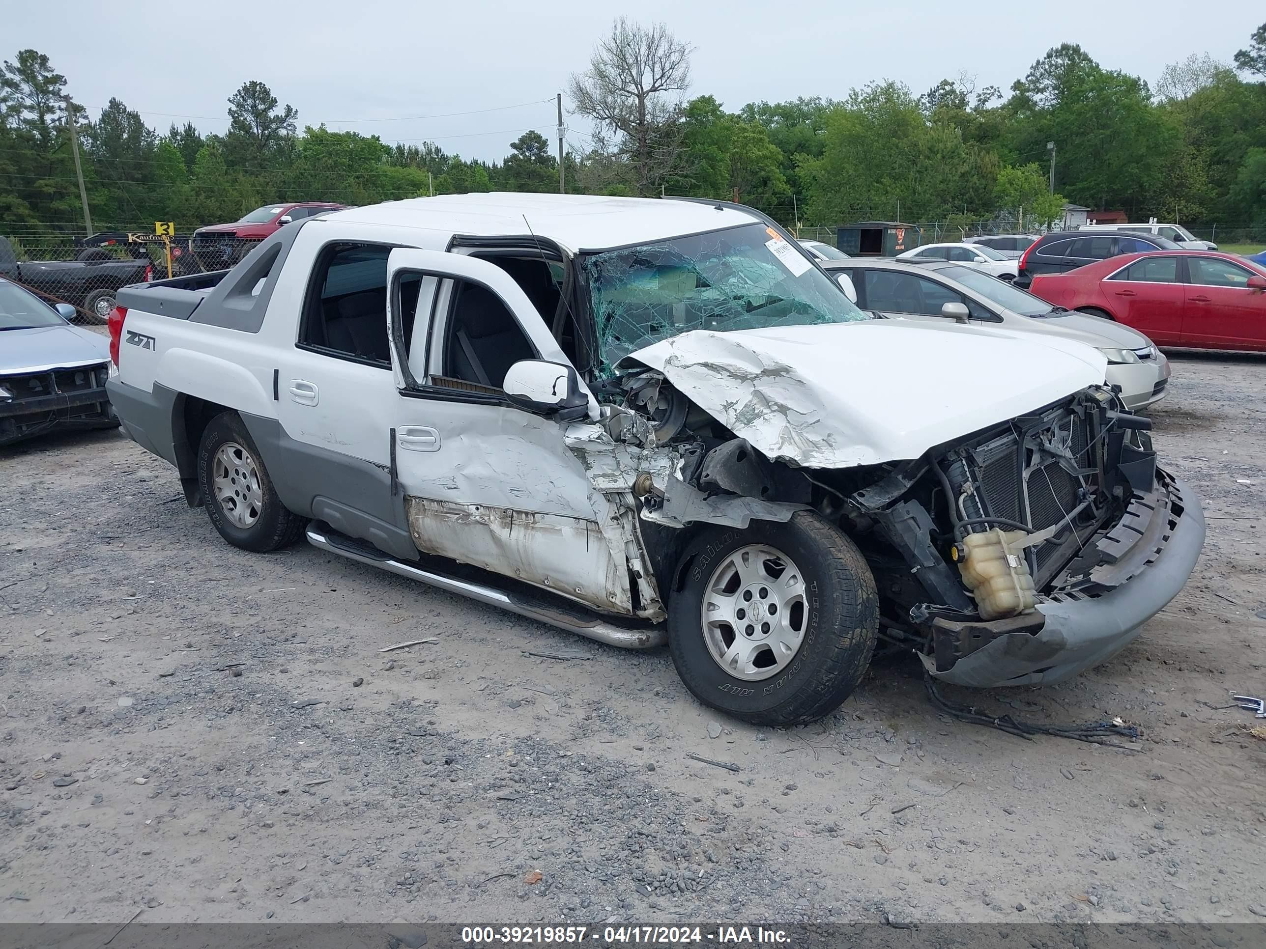 chevrolet avalanche 2002 3gnek13t42g143342