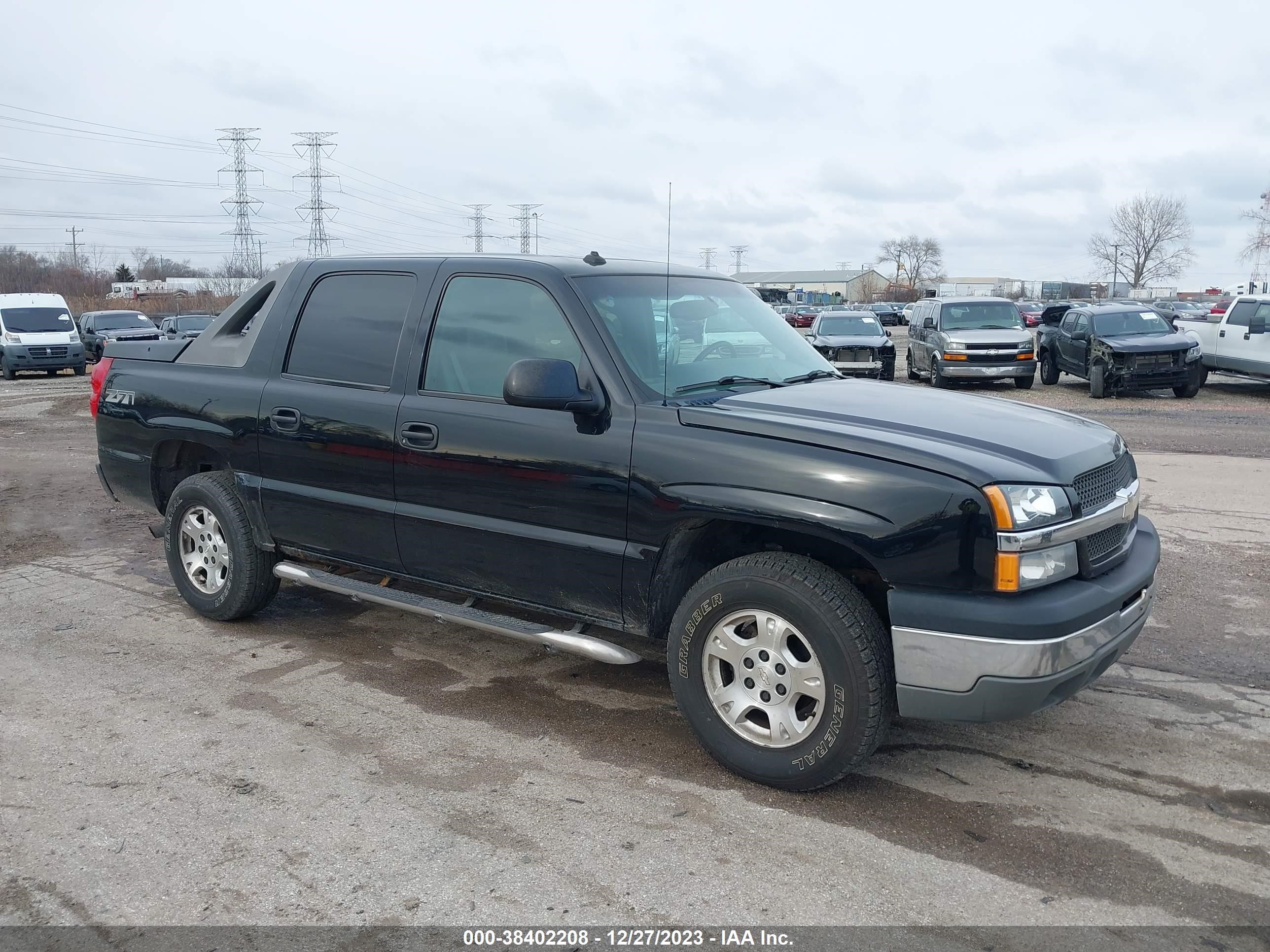 chevrolet avalanche 2003 3gnek13t53g249297