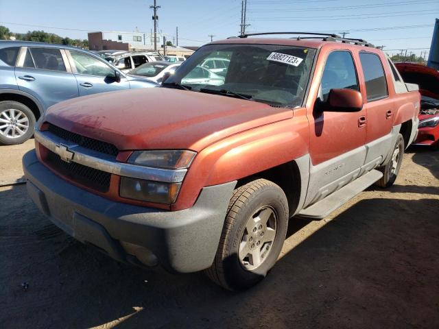 chevrolet avalanche 2002 3gnek13t82g164792