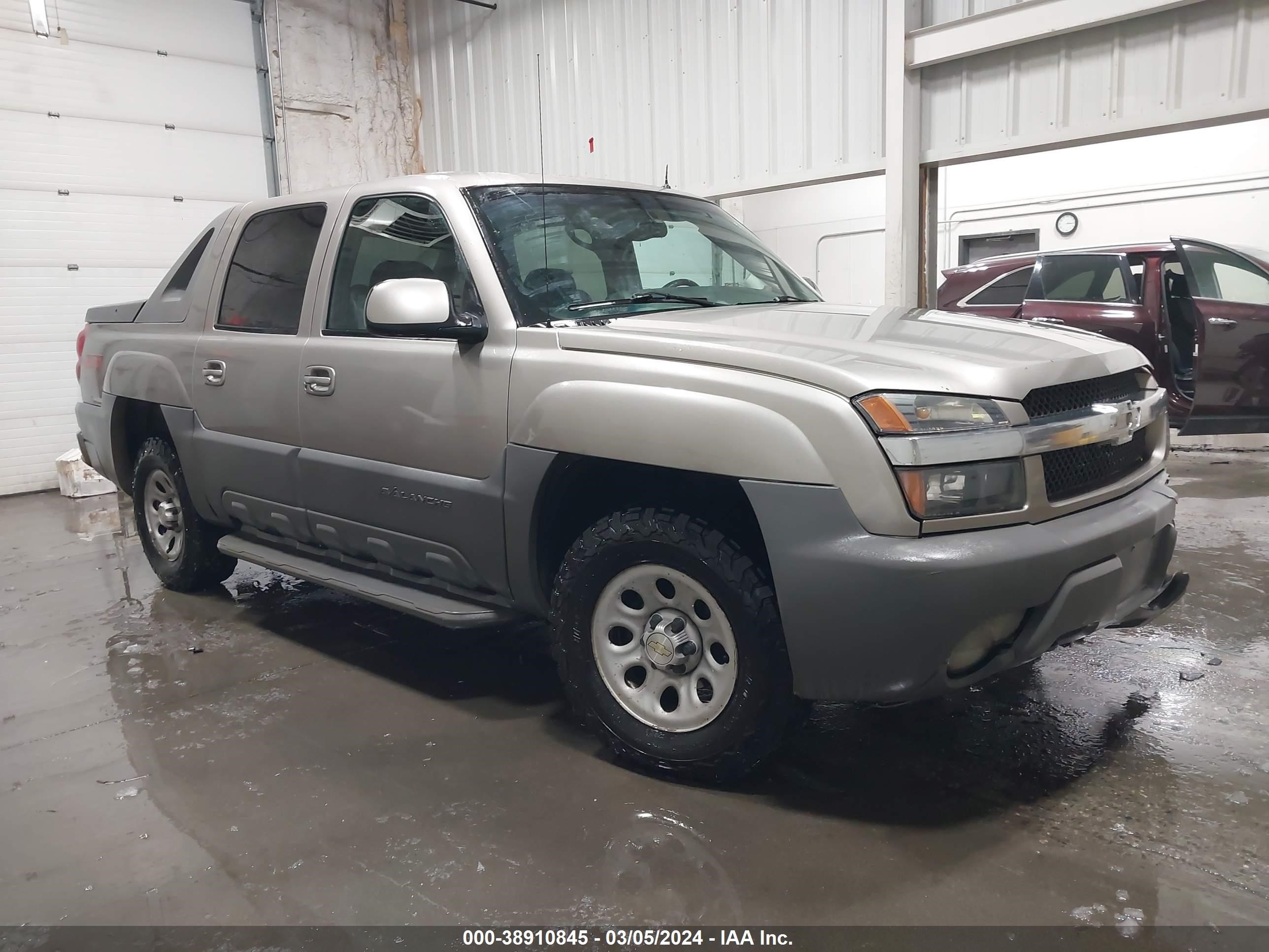 chevrolet avalanche 2002 3gnek13t82g169894