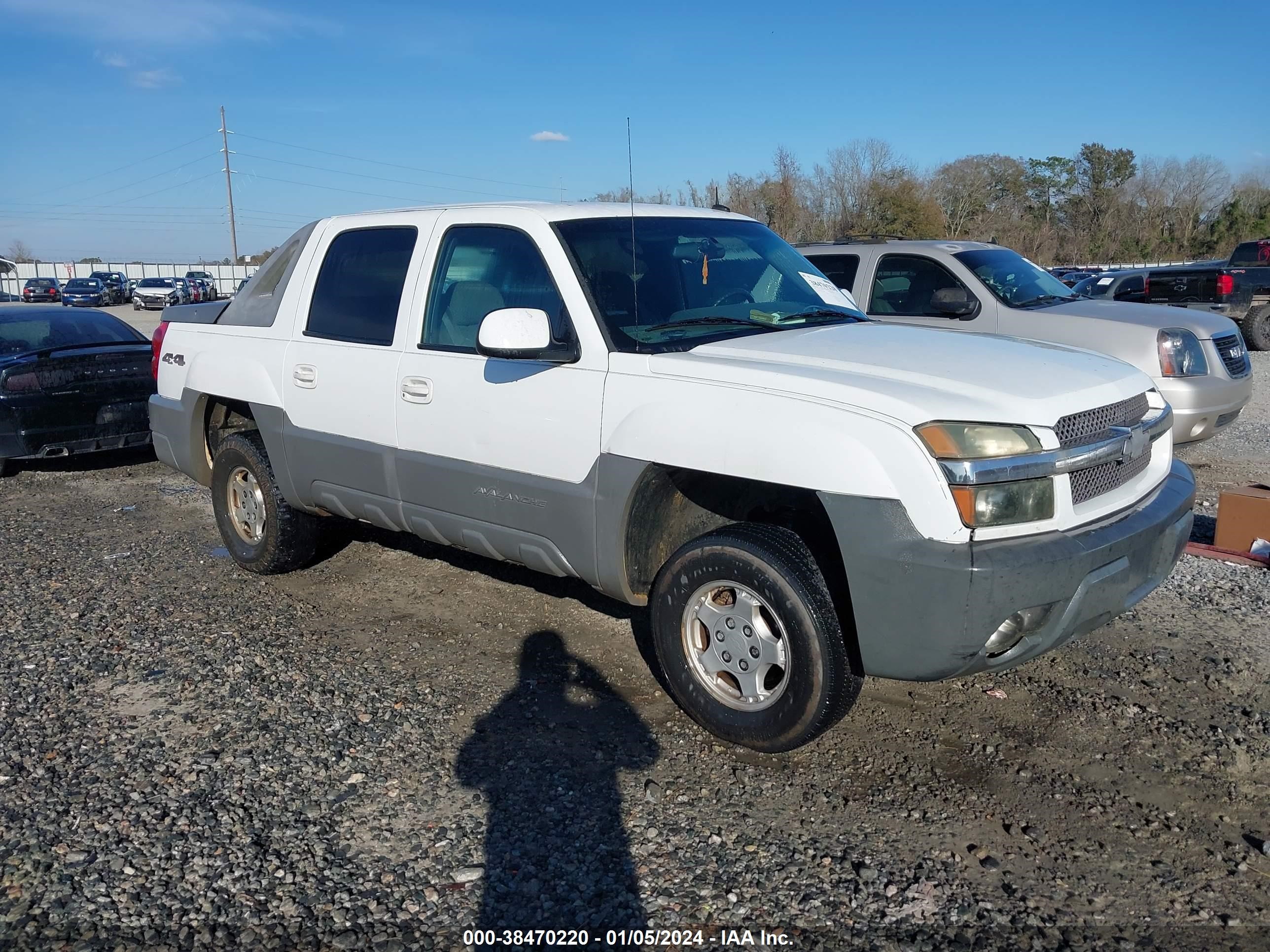 chevrolet avalanche 2002 3gnek13t82g339980