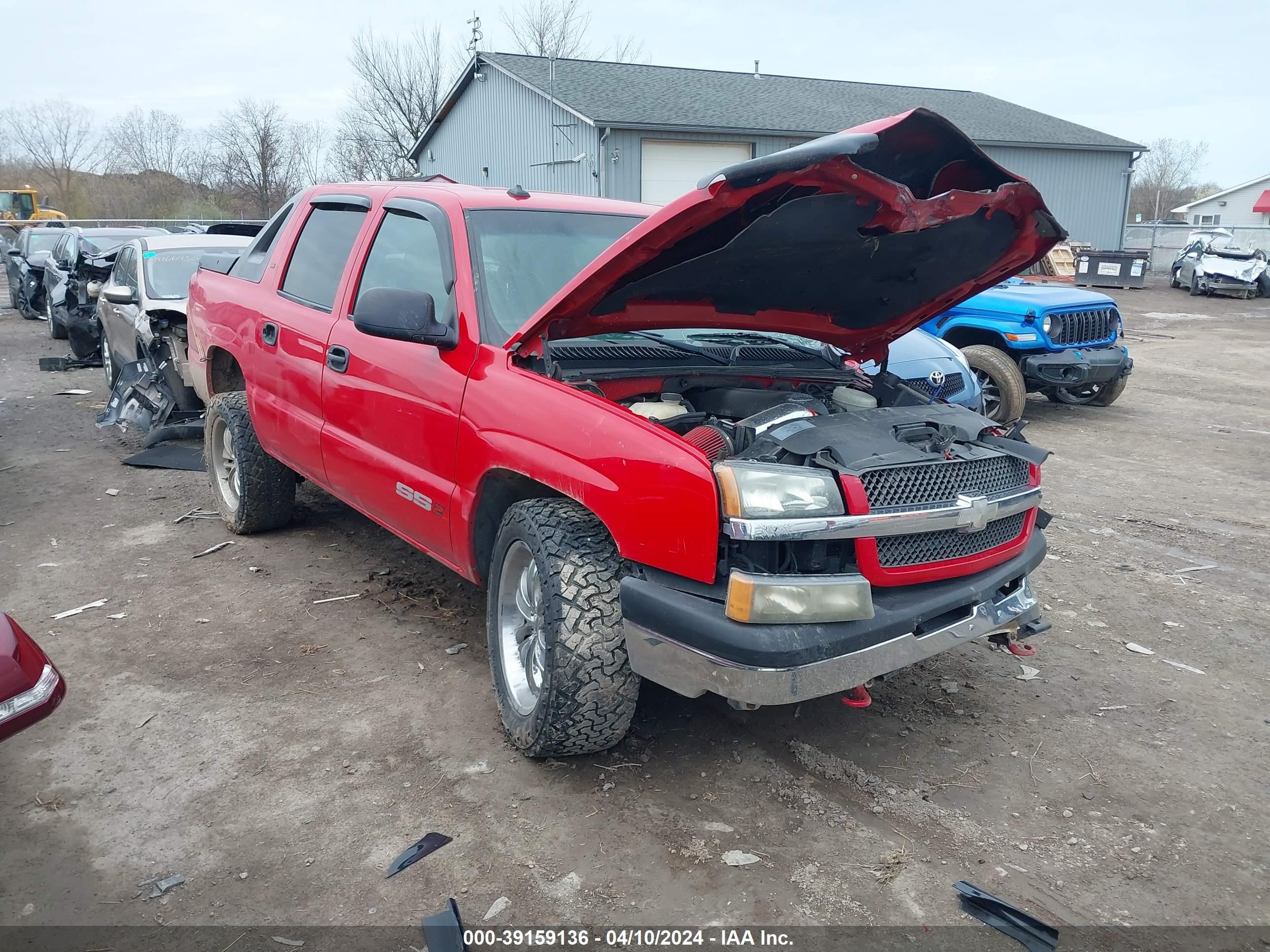 chevrolet avalanche 2003 3gnek13t93g318718