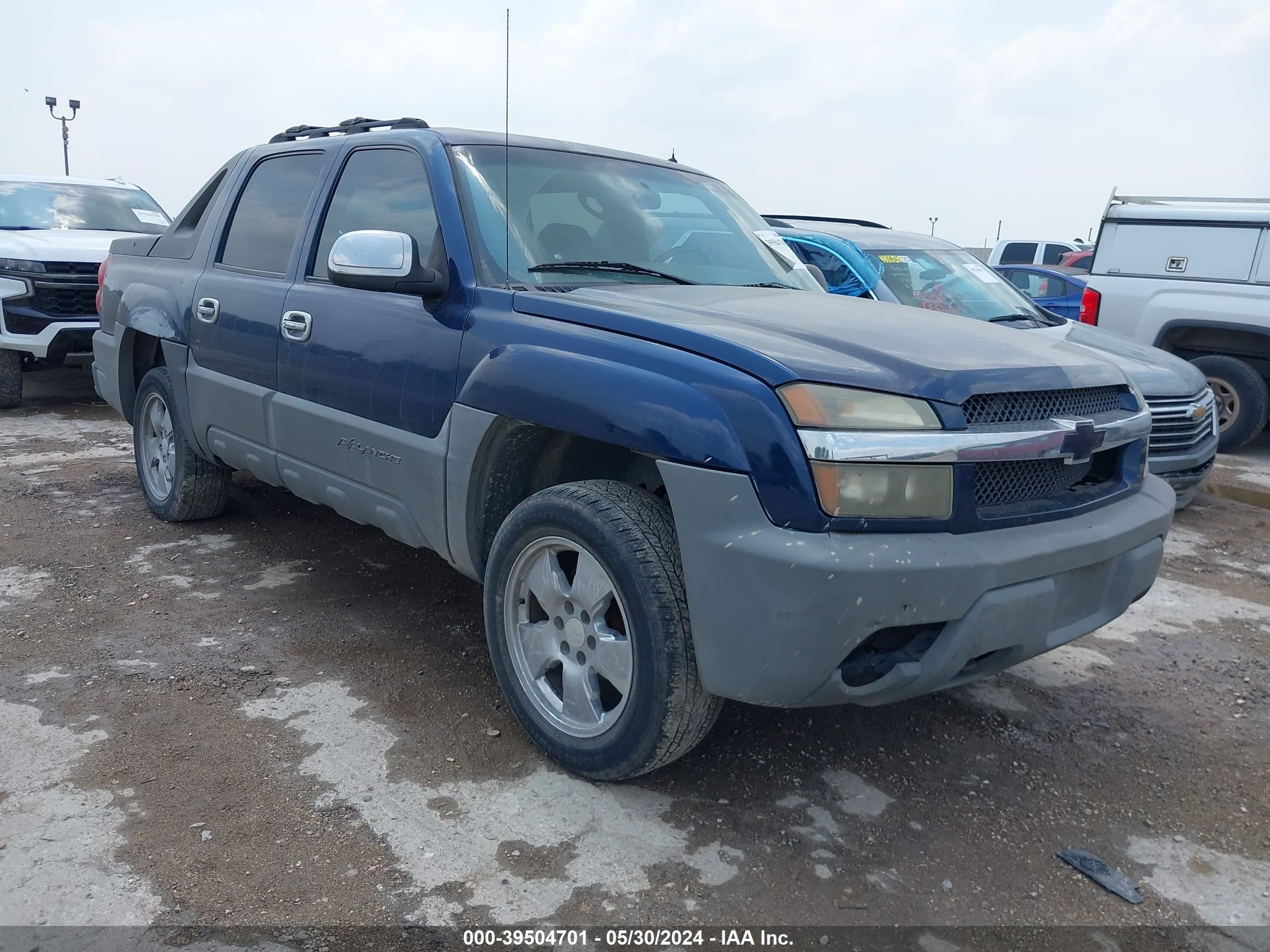 chevrolet avalanche 2002 3gnek13tx2g120941