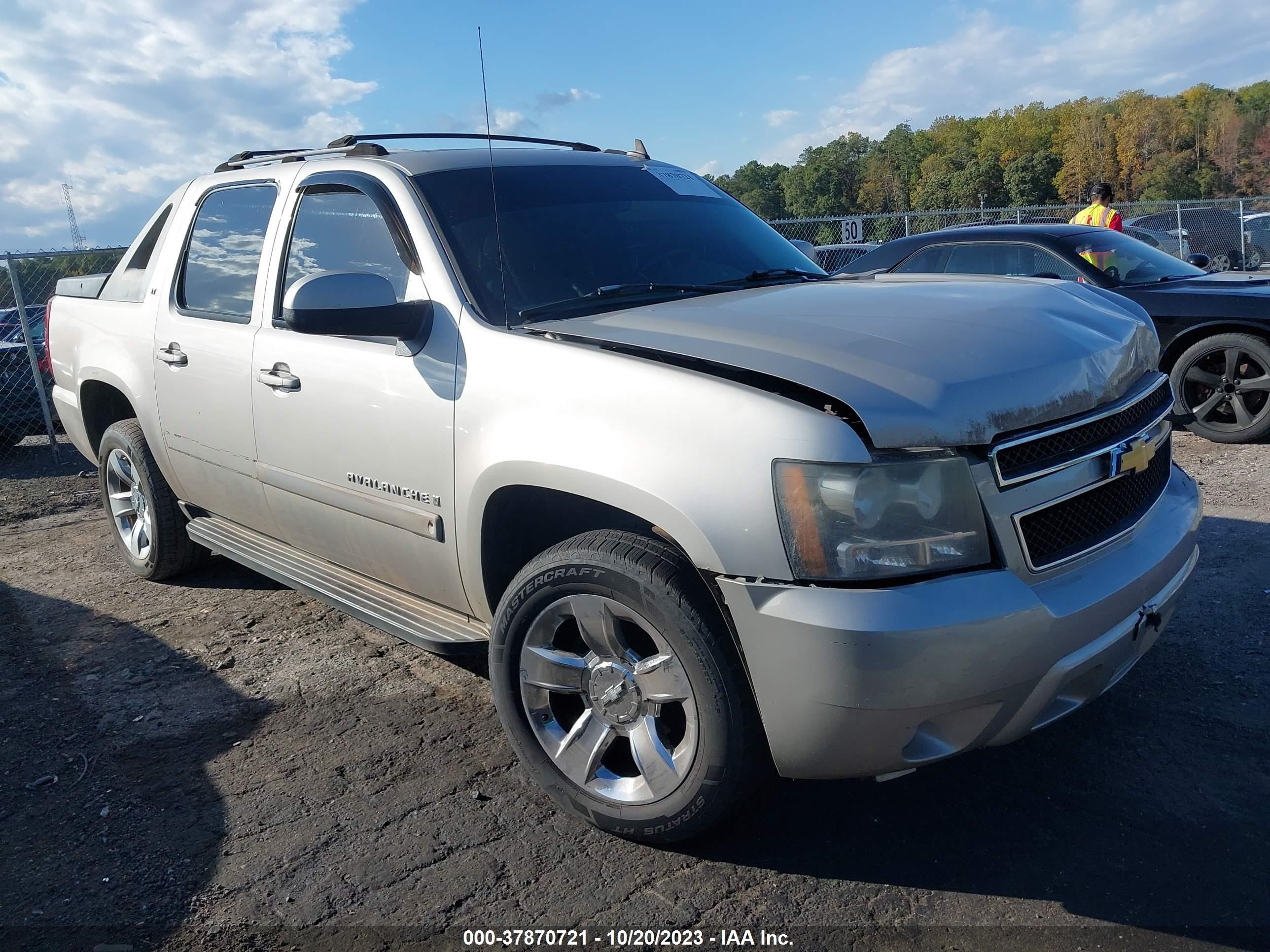 chevrolet avalanche 2007 3gnfk12317g129525