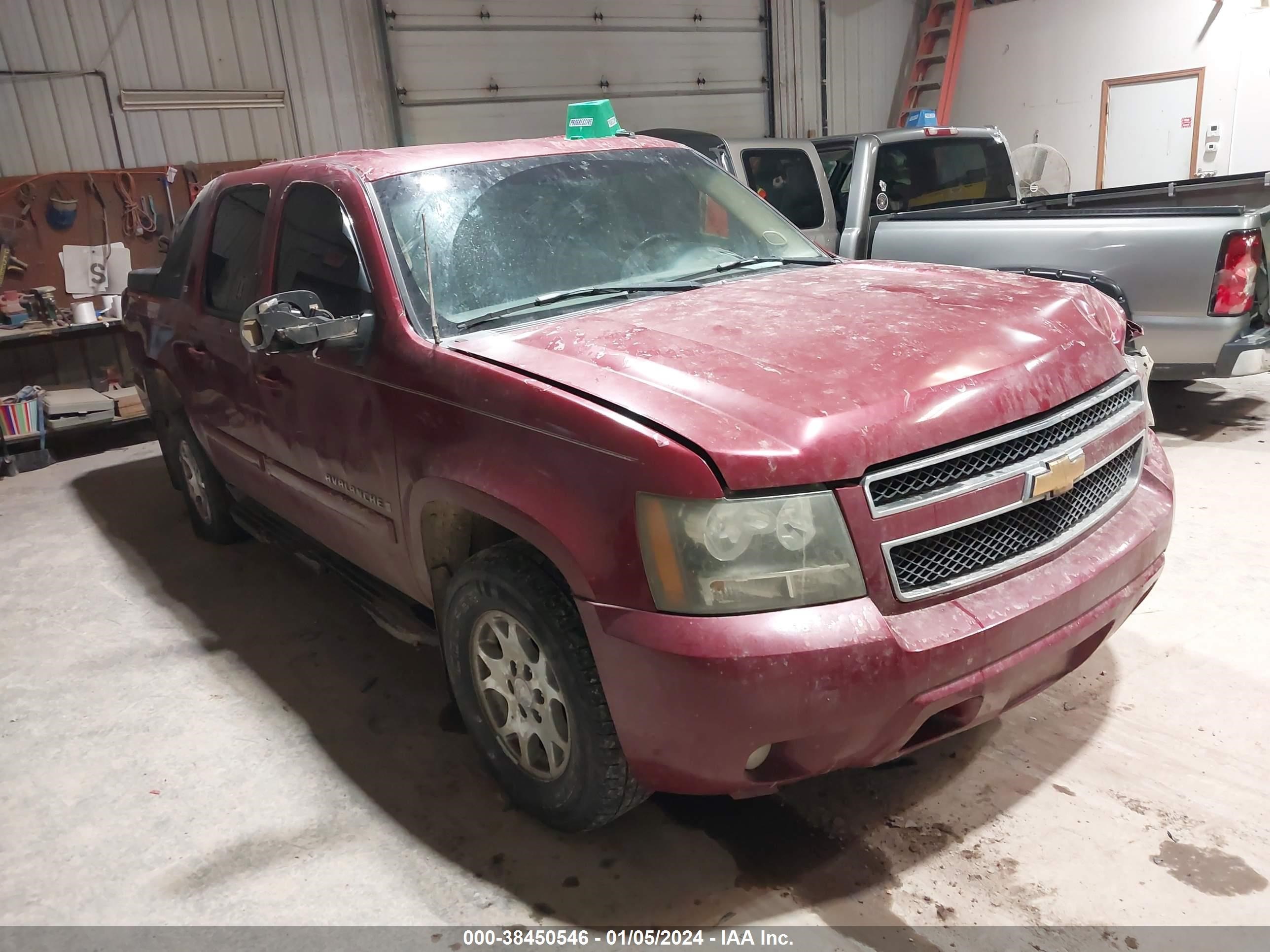 chevrolet avalanche 2007 3gnfk12327g130585