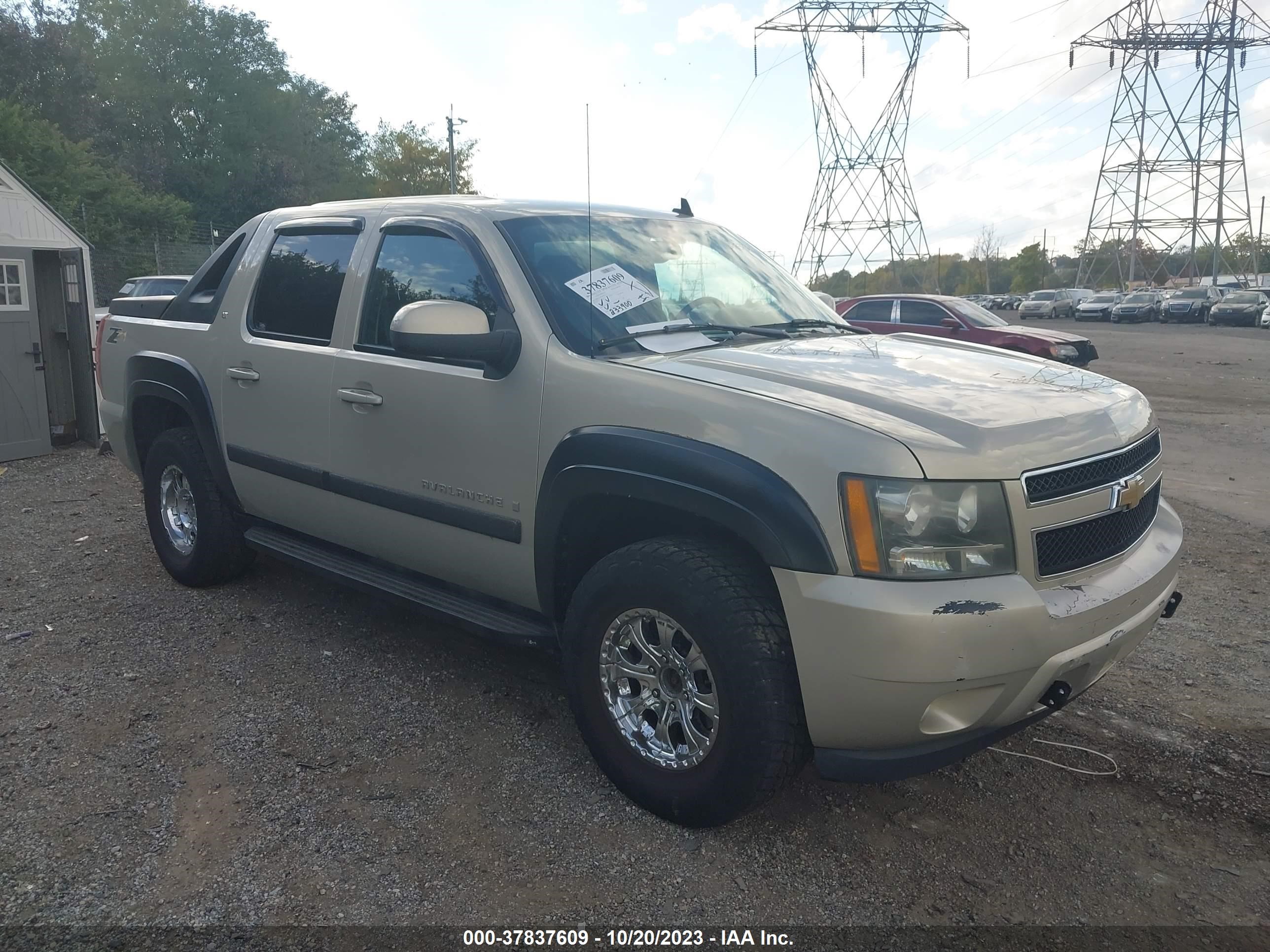 chevrolet avalanche 2007 3gnfk12357g293327