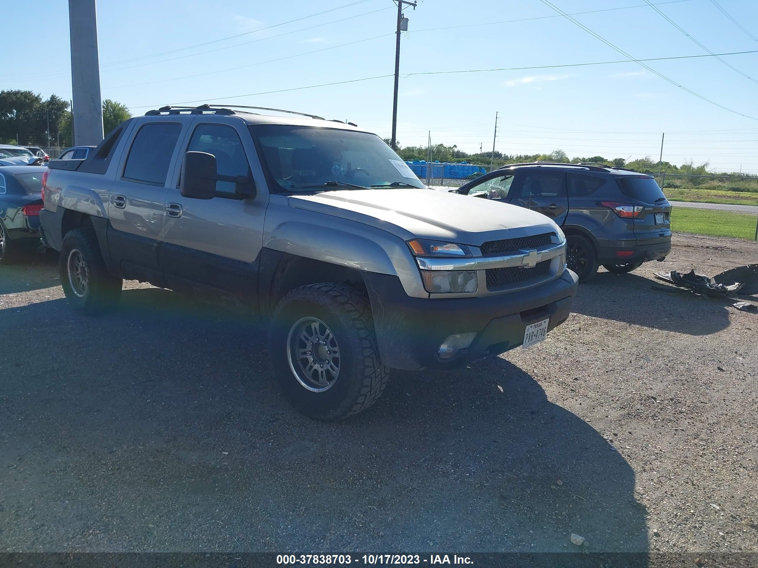 chevrolet avalanche 2002 3gngk23g82g352410