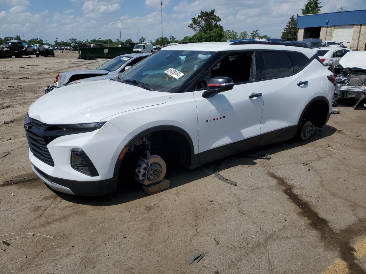 chevrolet blazer 2021 3gnkbcr49ms522447