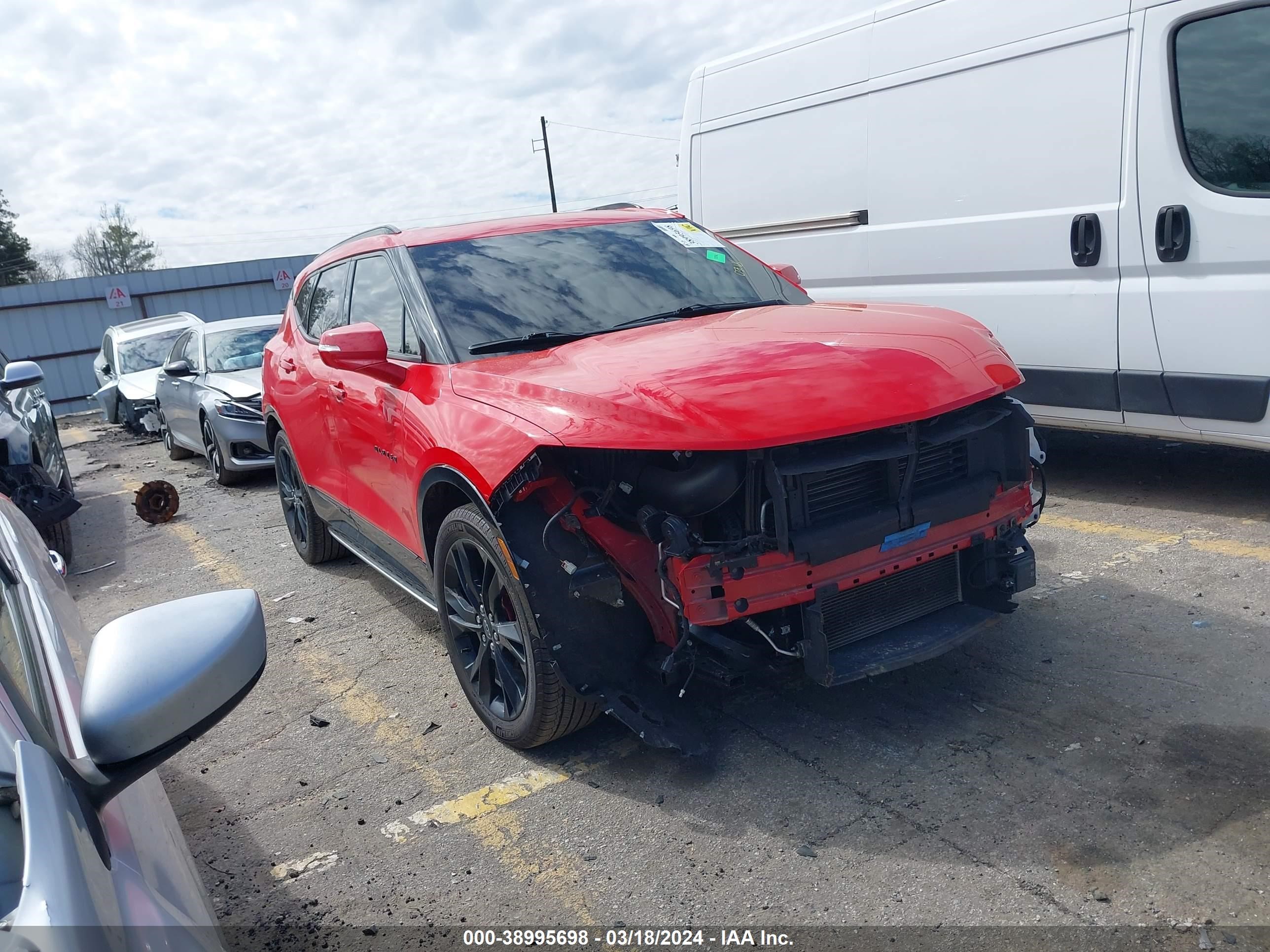 chevrolet blazer 2021 3gnkbers7ms551021